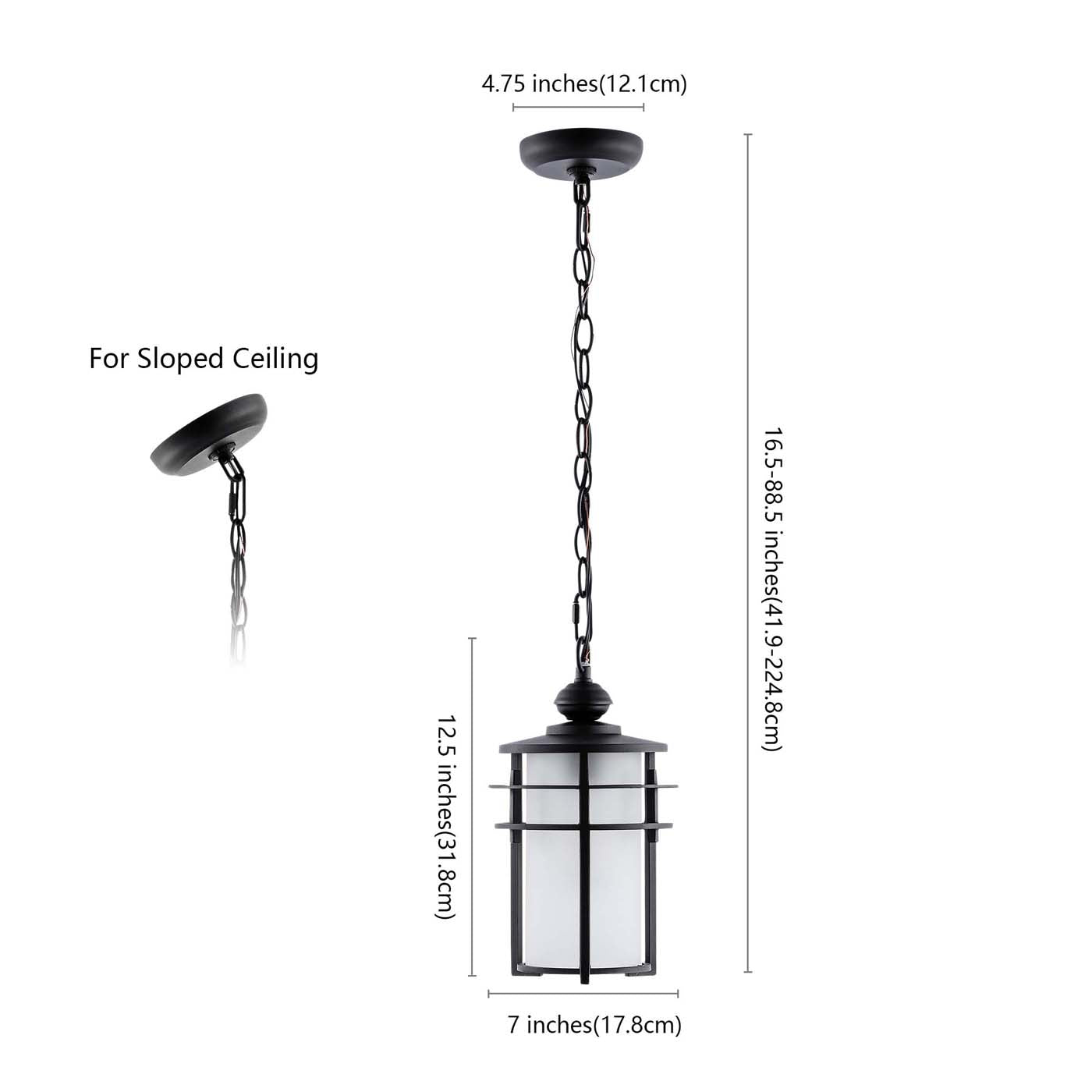 Safavieh Adisyn Outdoor Pendant , PLT4026 - Black