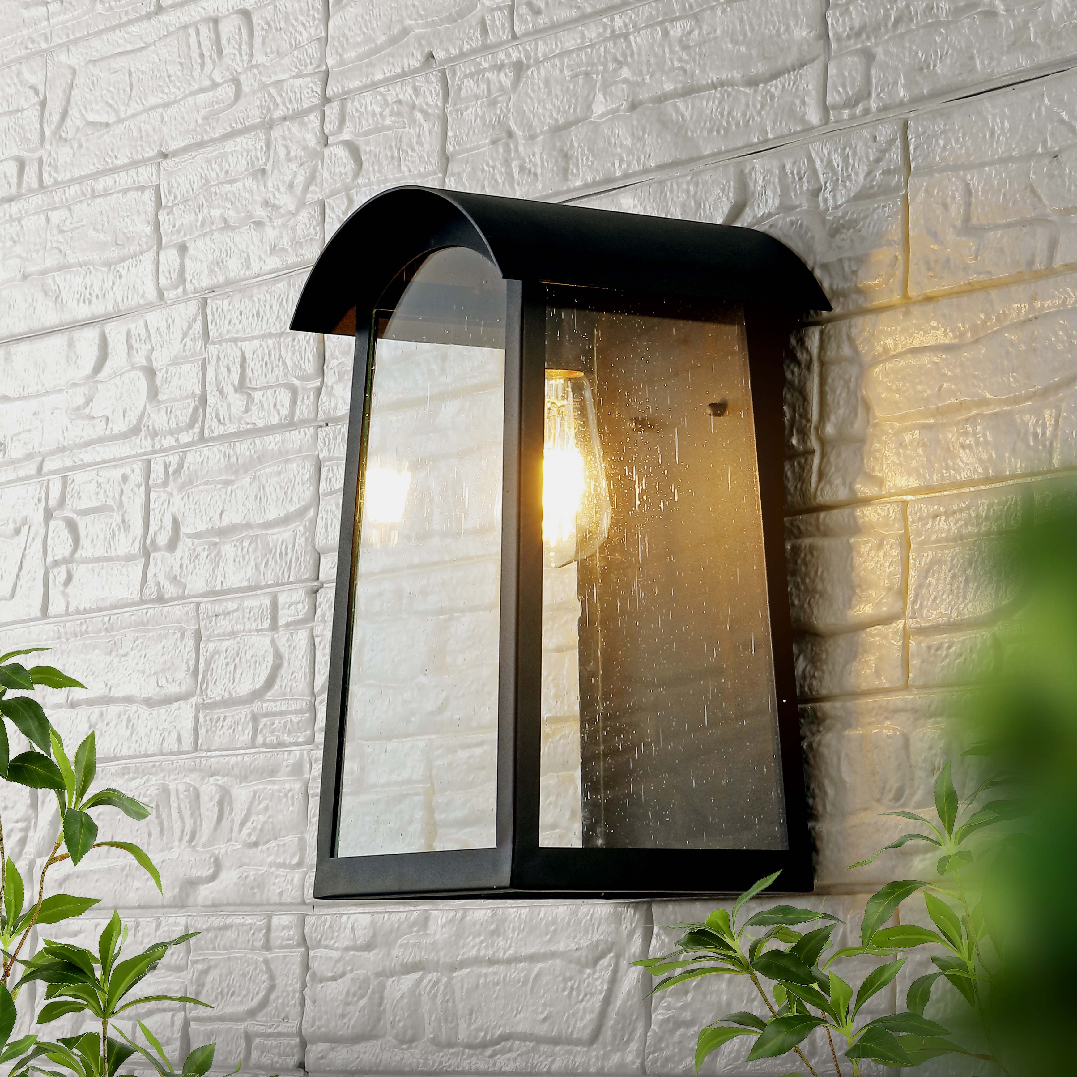 Safavieh Adalai Outdoor Wall Sconce , PLT4027 - Black