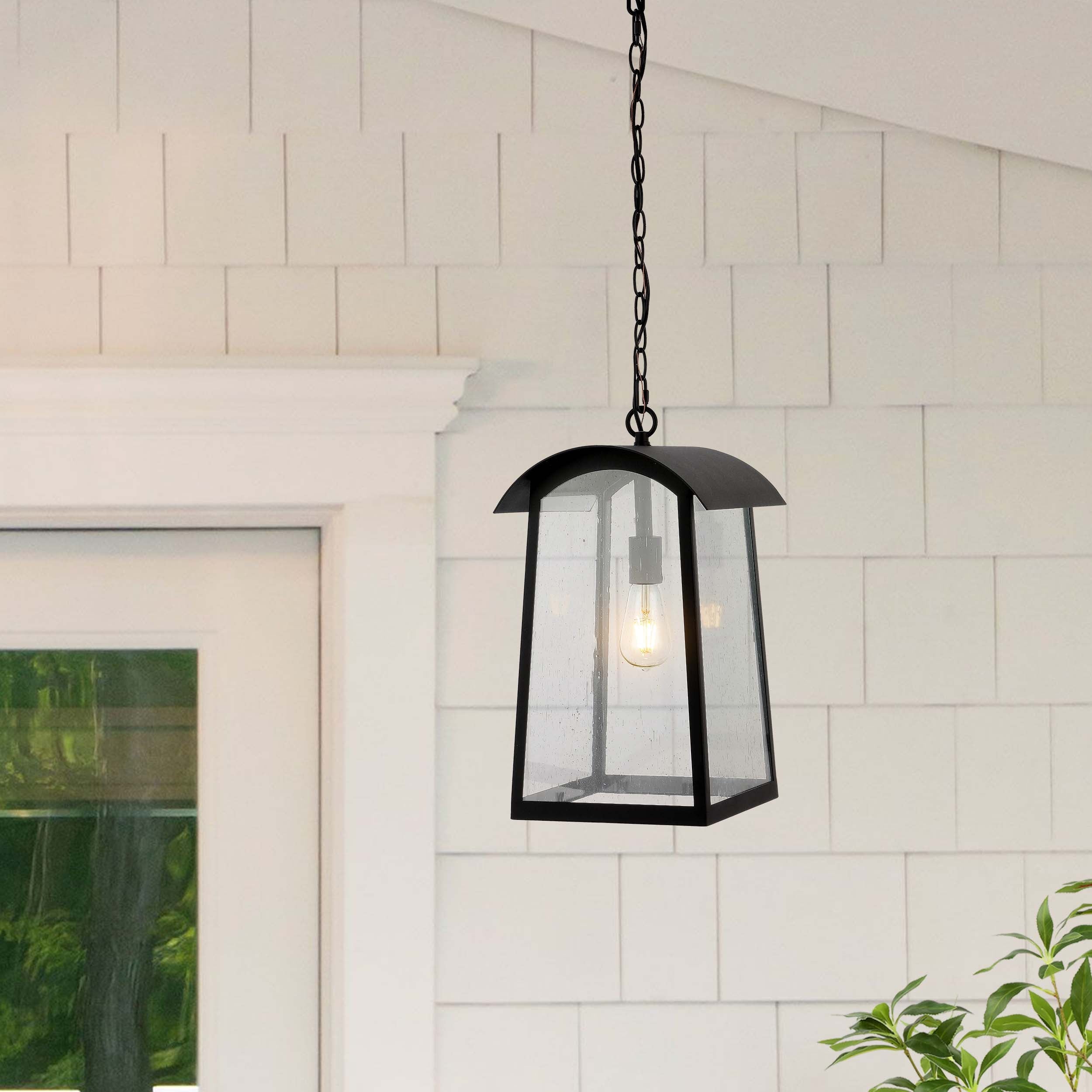 Safavieh Adalai Outdoor Pendant , PLT4028 - Black