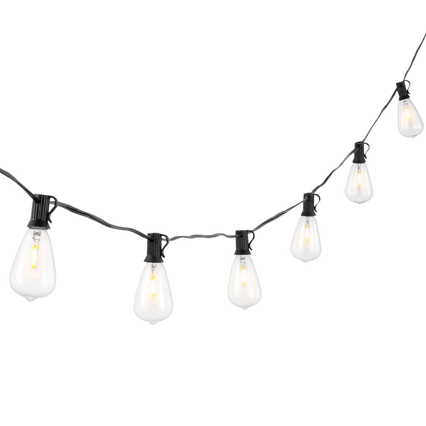 Safavieh Dorcia LED Outdoor String Lights , PLT4043 - Black