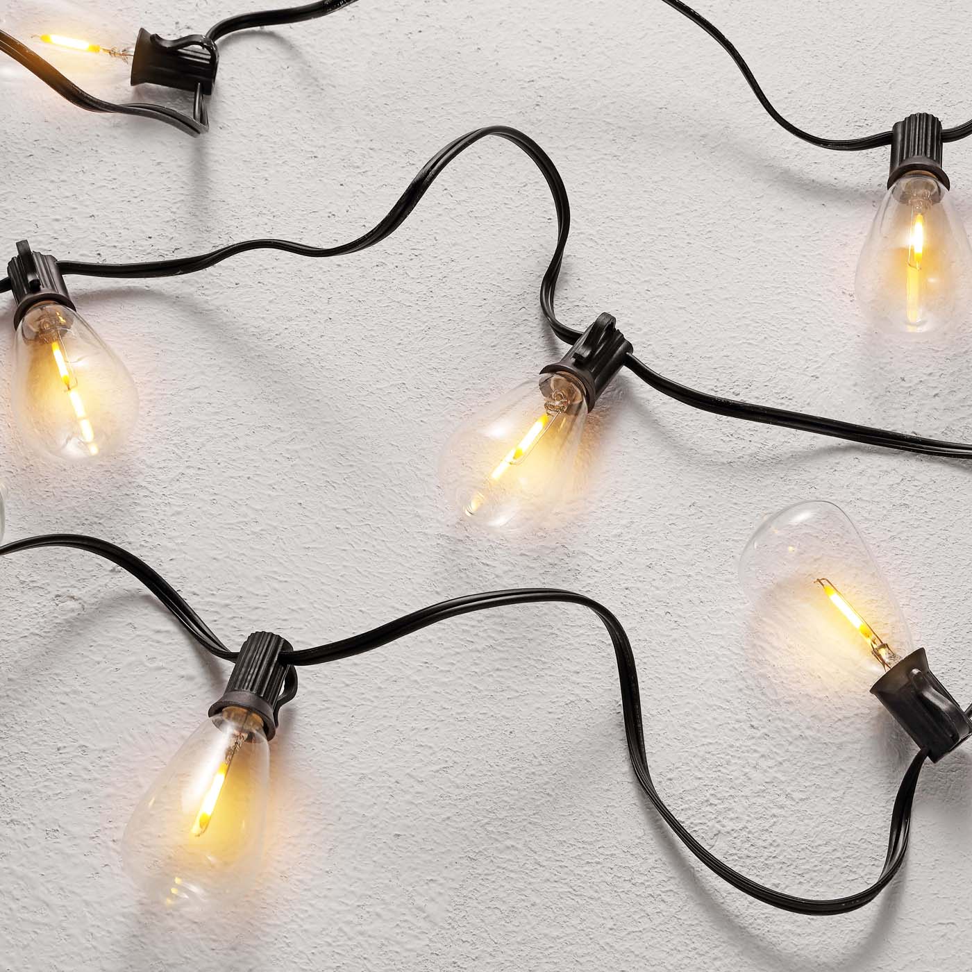 Safavieh Dorcia LED Outdoor String Lights , PLT4043 - Black