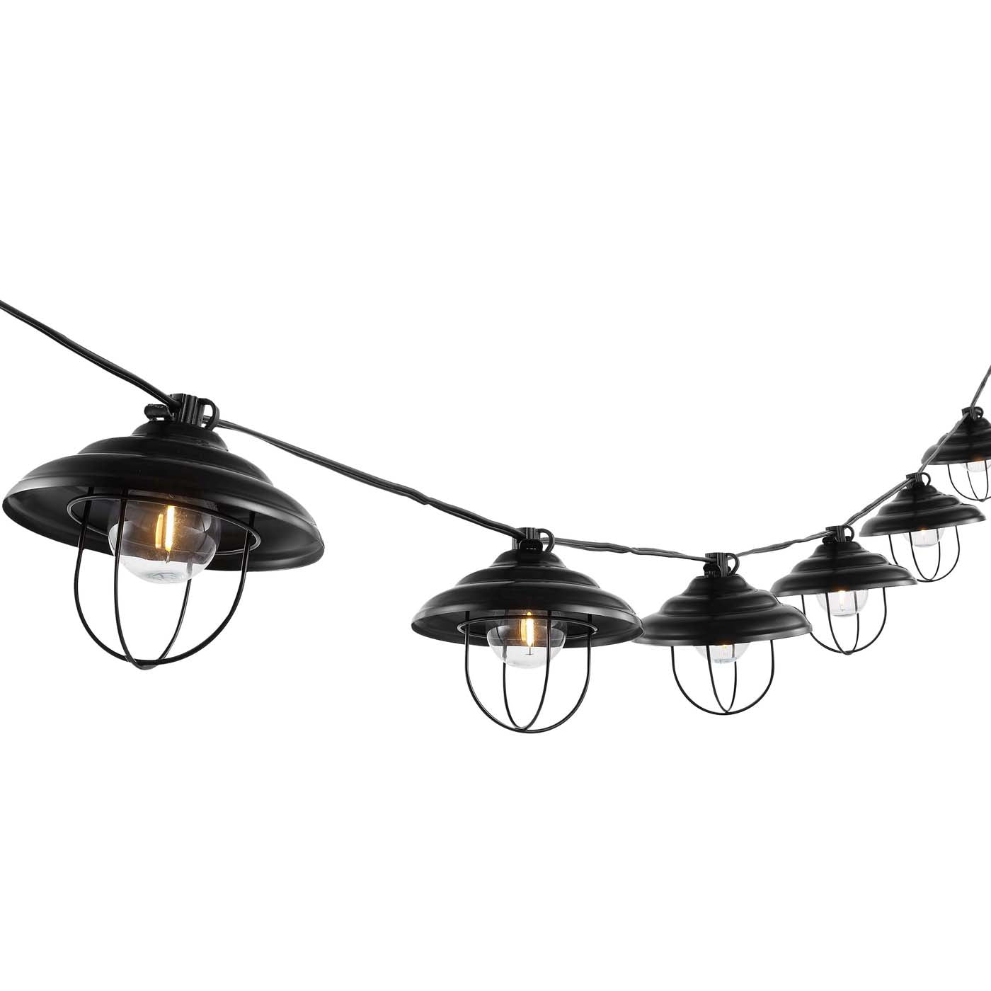 Safavieh Aislin LED Outdoor String Lights , PLT4052 - Black