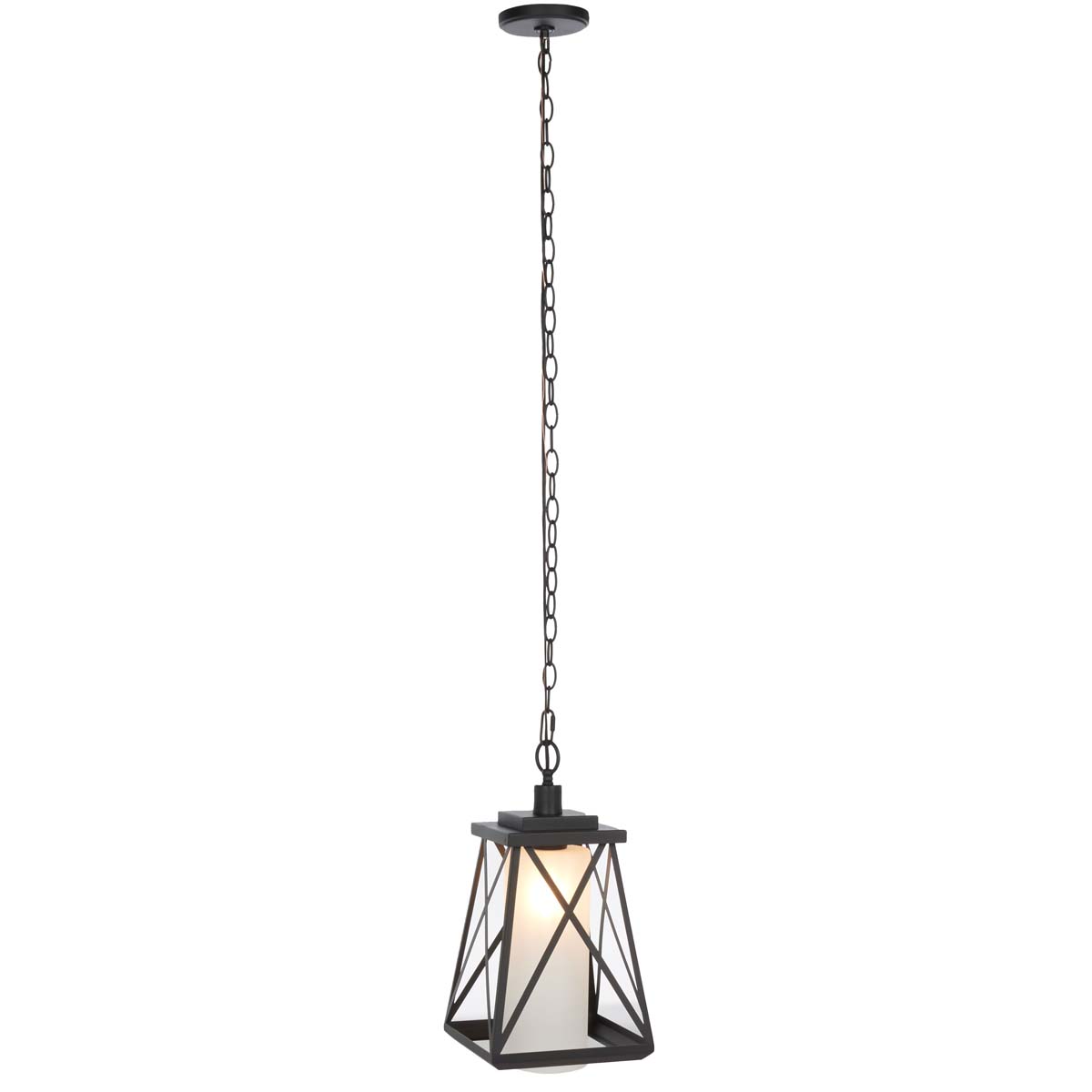 Safavieh Braith Outdoor Pendant , PLT7011 - Black