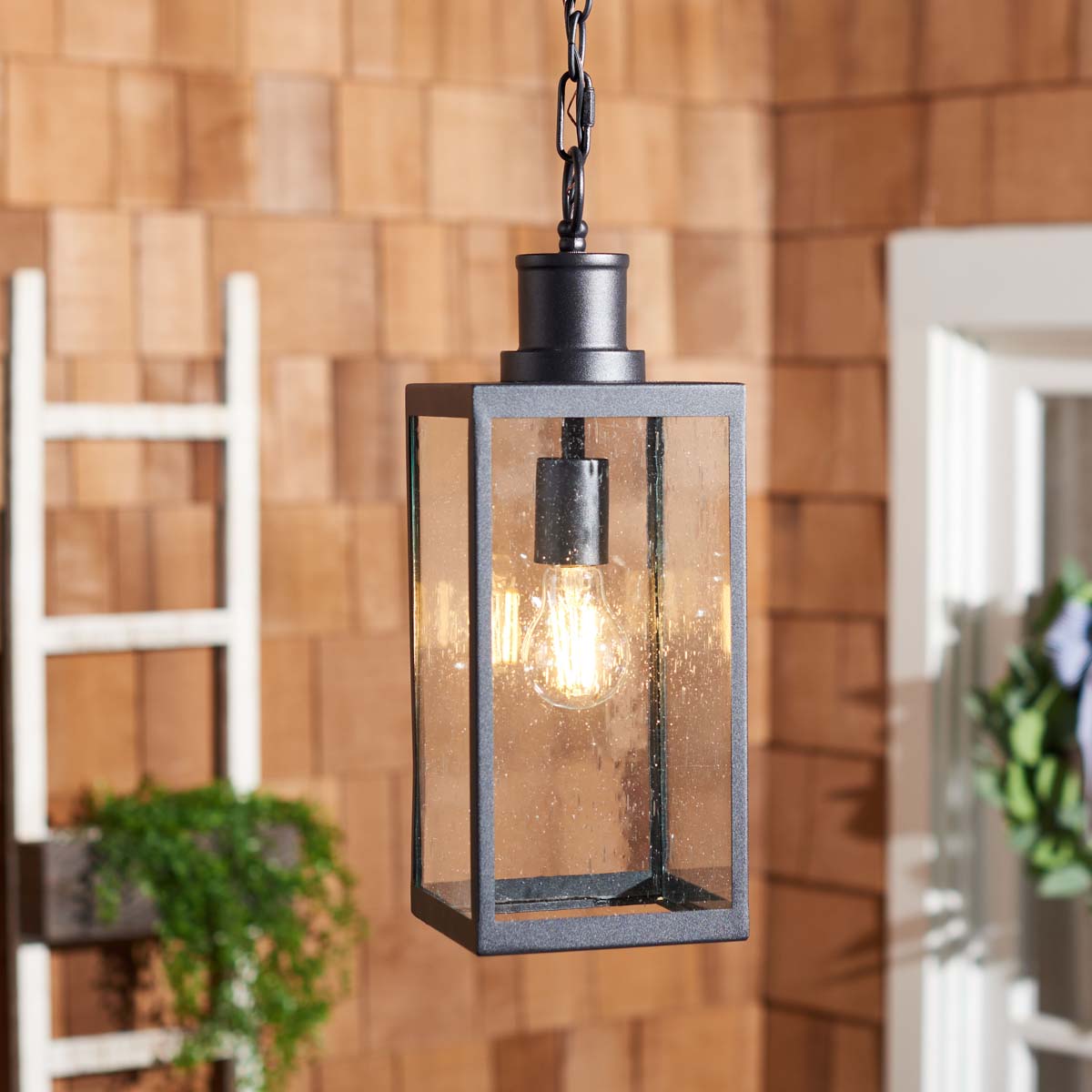 Safavieh Agni Outdoor Pendant , PLT7015 - Black