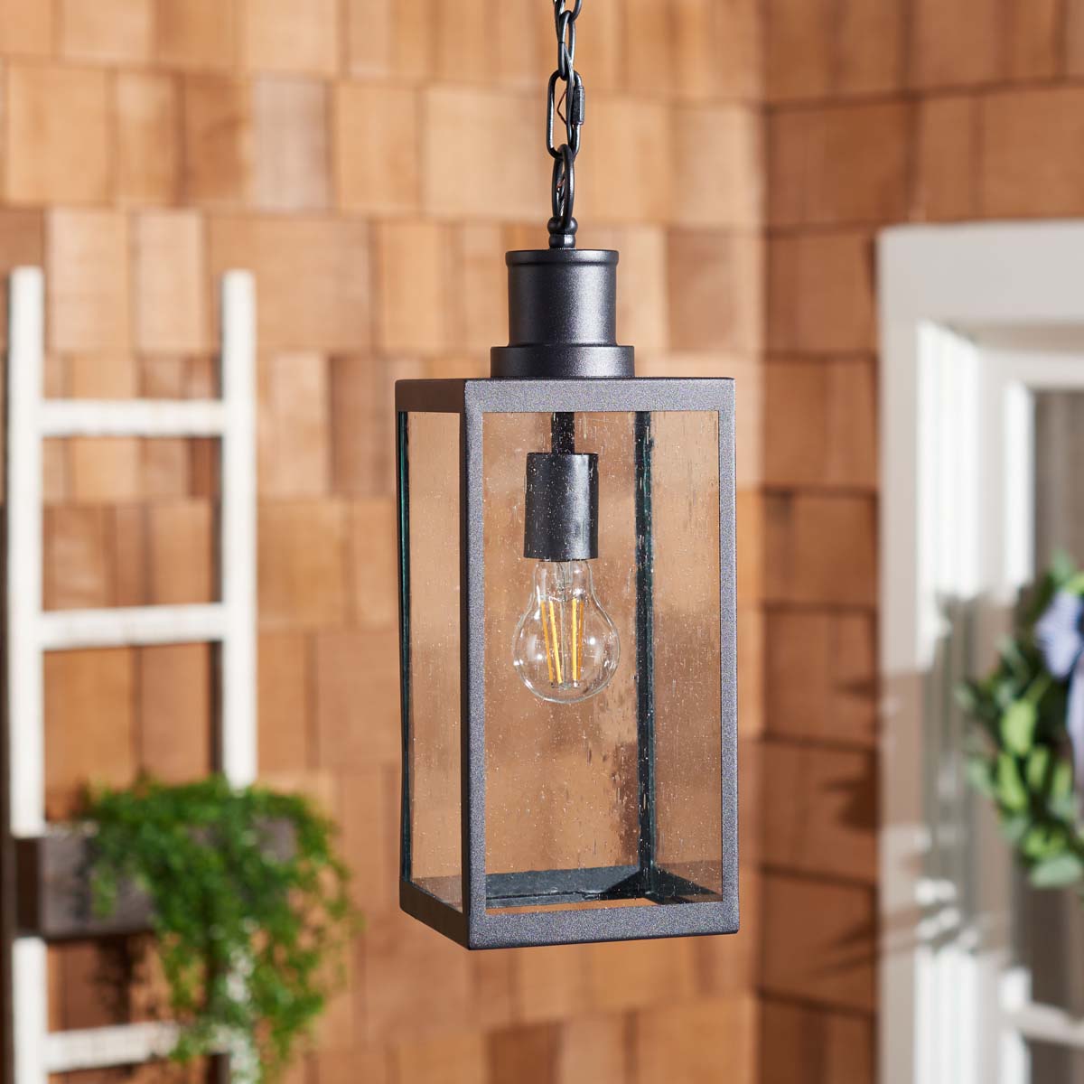 Safavieh Agni Outdoor Pendant , PLT7015 - Black