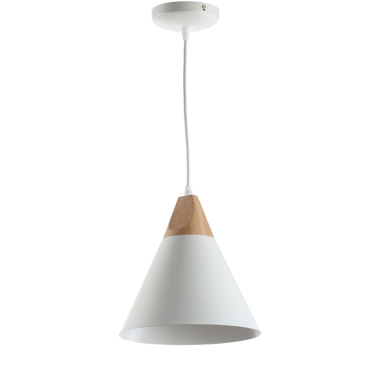 Safavieh Cila Pendant, PND4030 - White/Light Brown