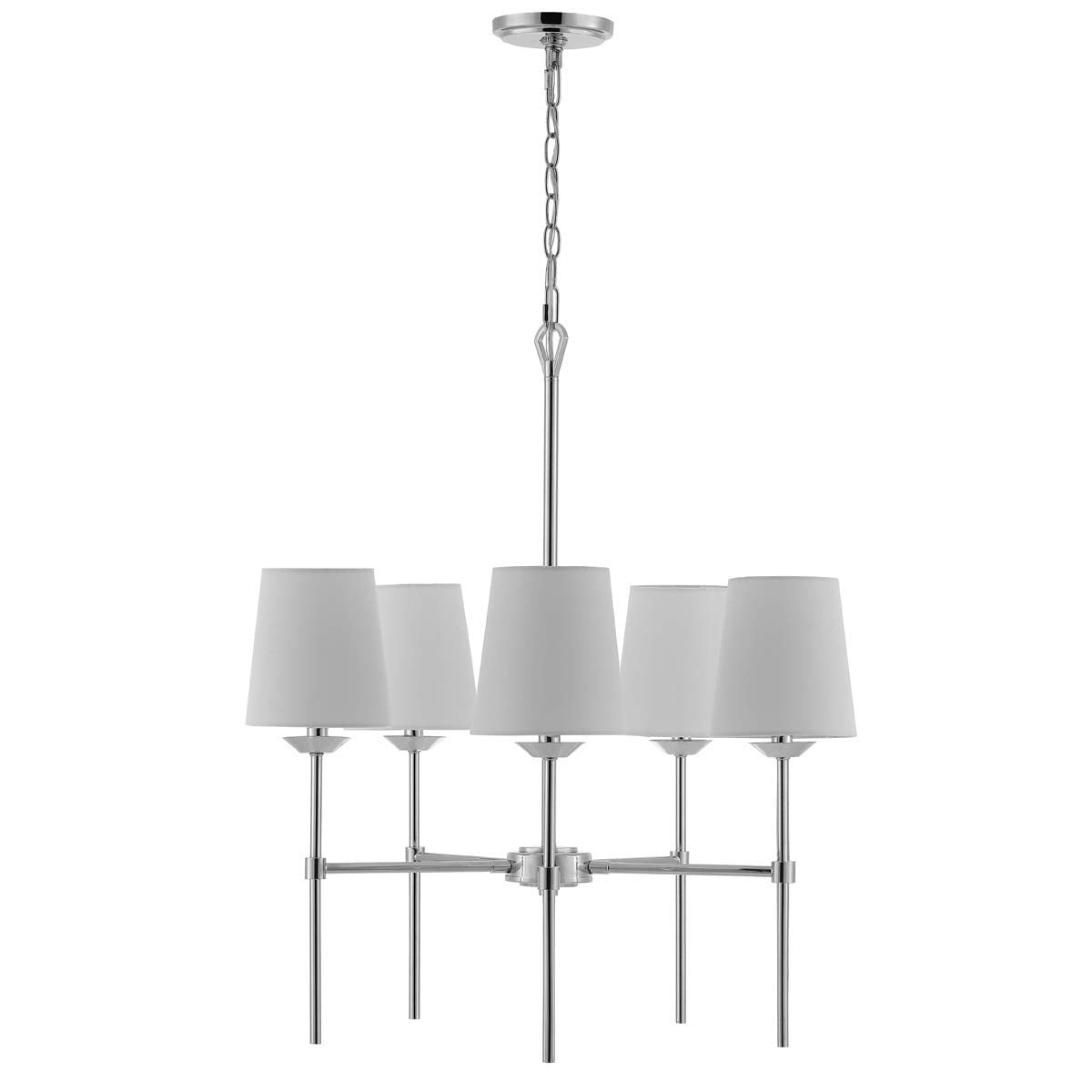 Safavieh Dortra Pendant , PND4118 - Chrome / White