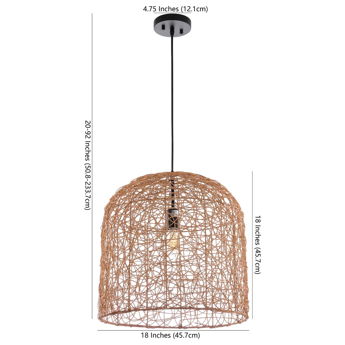 Safavieh Bianco Pendant , PND4122 - Natural