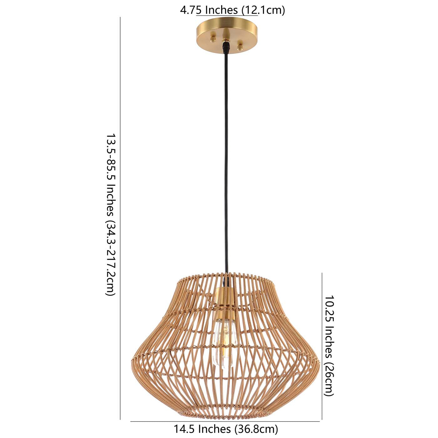 Safavieh Alcedo Pendant , PND4130 - Natural