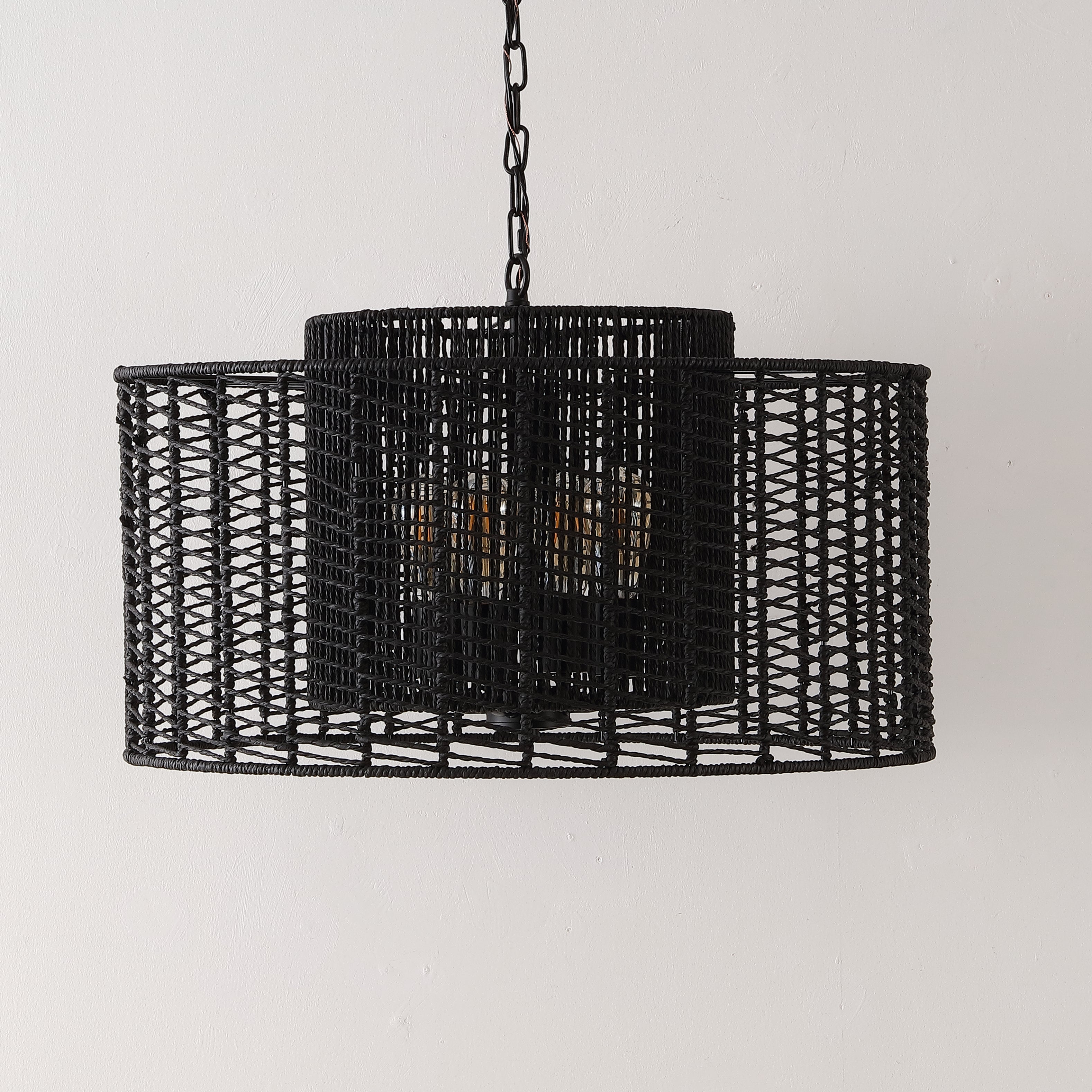 Safavieh Brynora 4 Light Extendable Pendant , PND4190 - Black