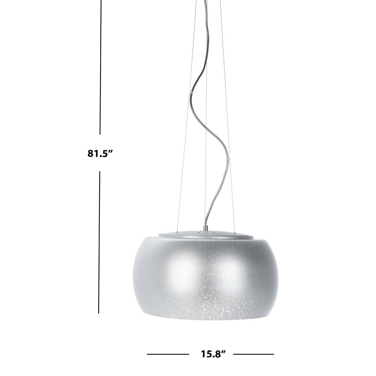 Safavieh Bakari Pendant, PND6007 - Chrome