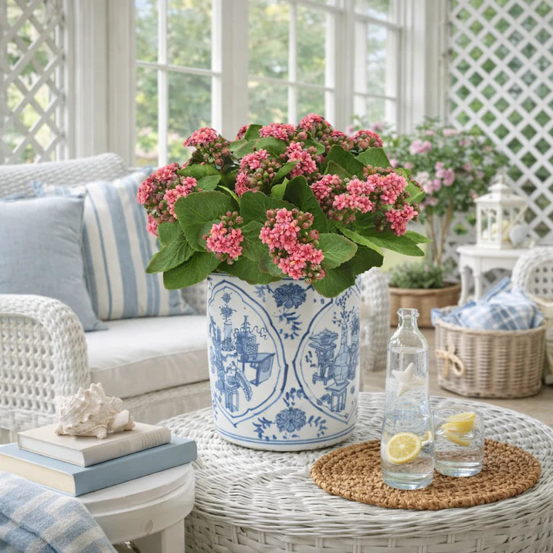 Mid Size Round Trellis Planter