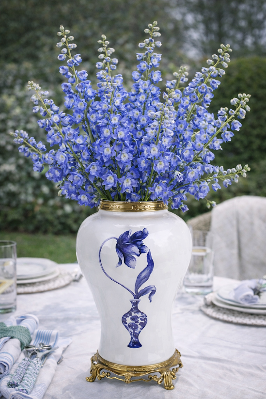 TULIP ORMOLU GINGER JAR