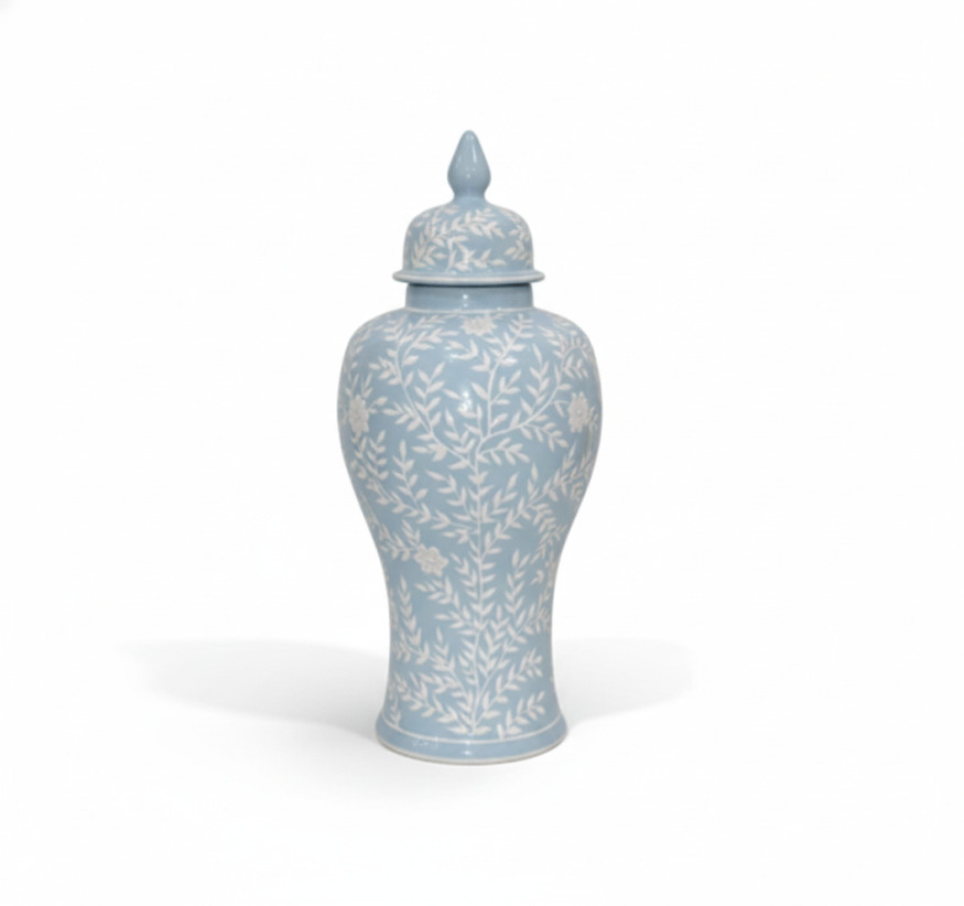 Blue & White Chinoiserie Jar (2 Sizes)