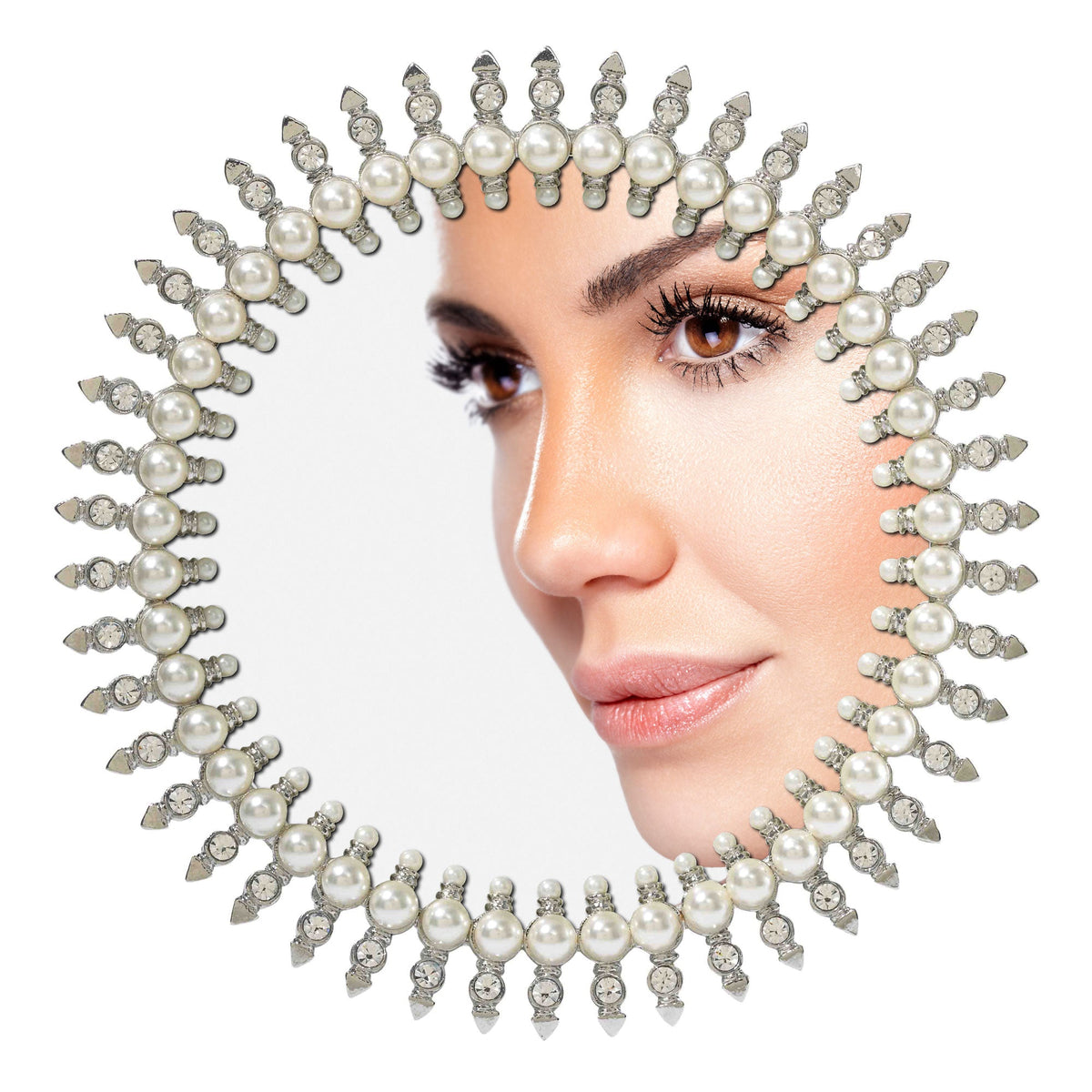 Pearl Jubilee 5" Round Picture Frame
