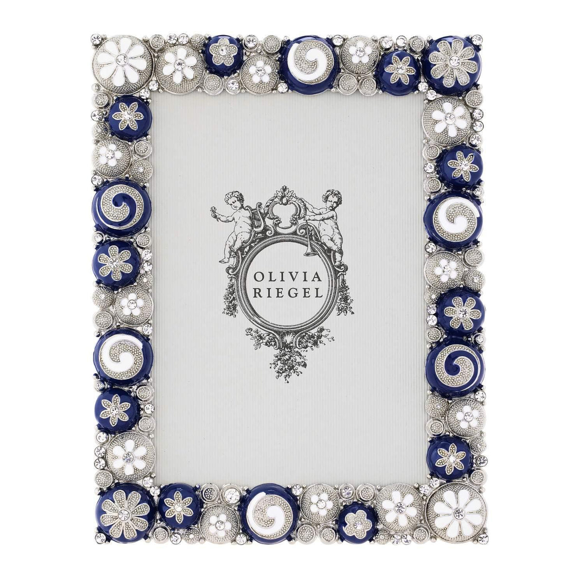 Blue & White Charisma 5" x 7" Picture Frame