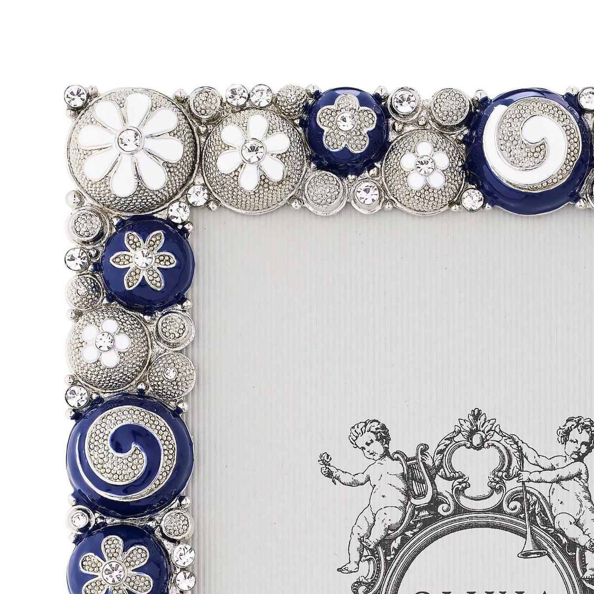 Blue & White Charisma 5" x 7" Picture Frame