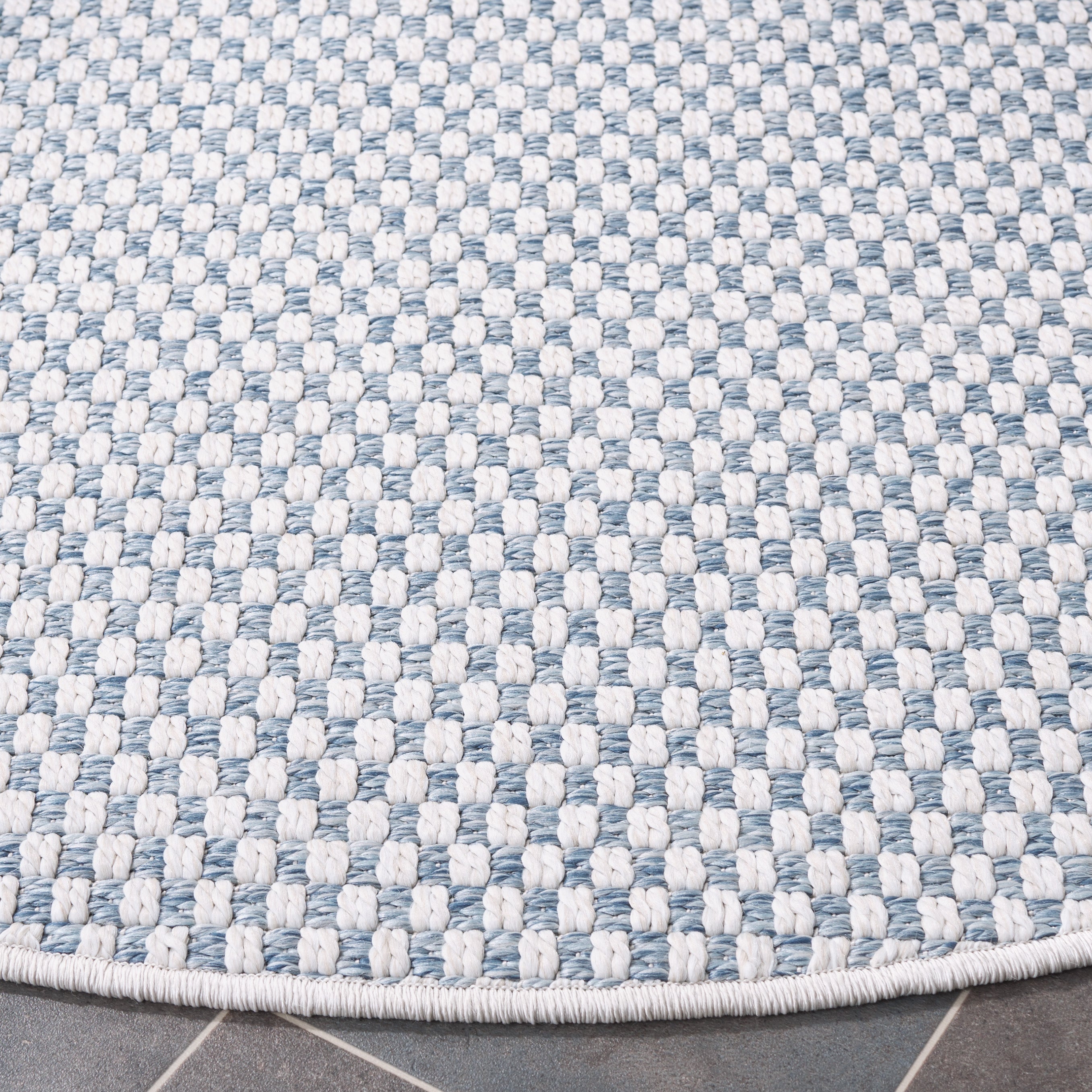 Blue / Ivory