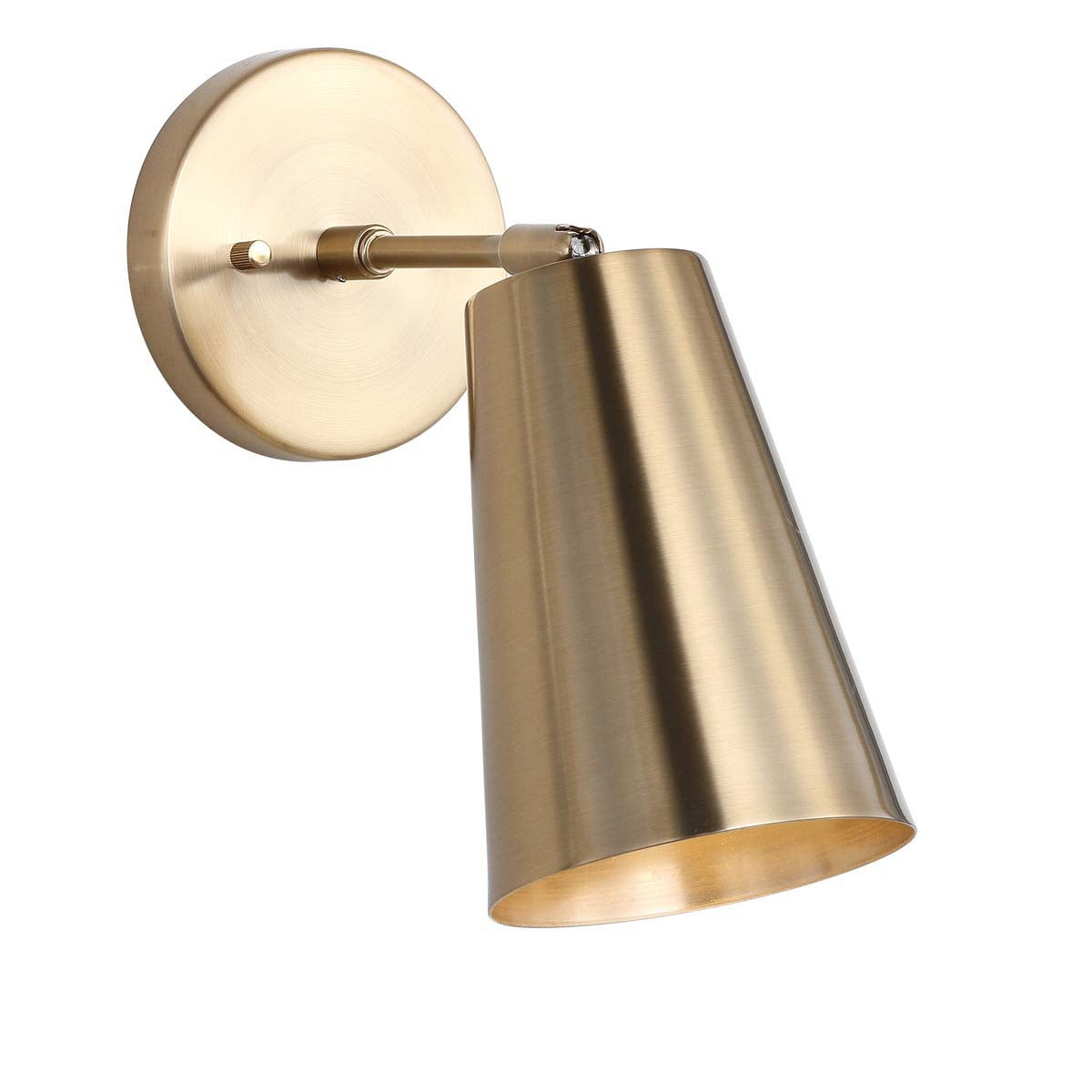 Leonardo Wall Sconce | Safavieh - Brass Gold