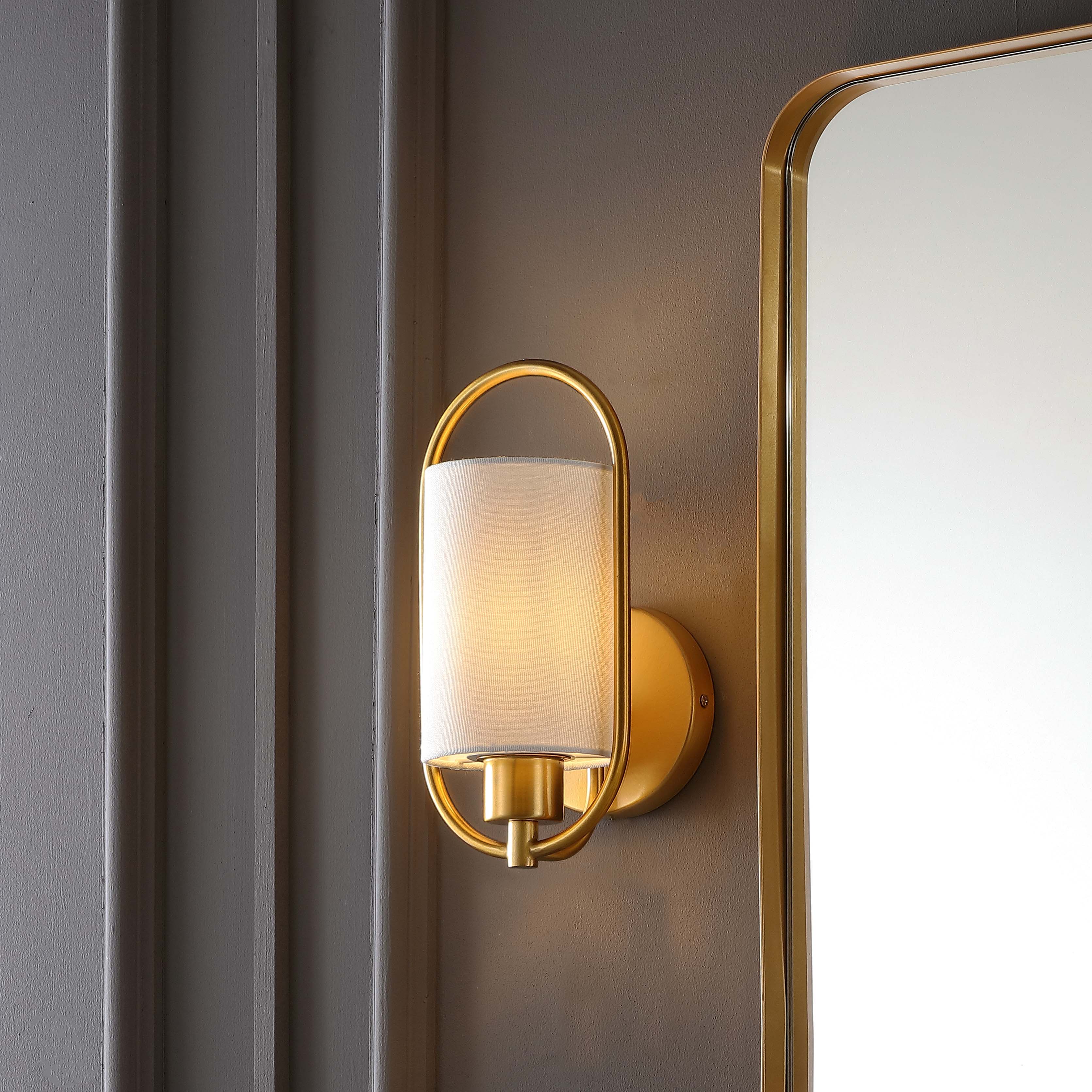 Haldea Wall Sconce | Safavieh - Brass