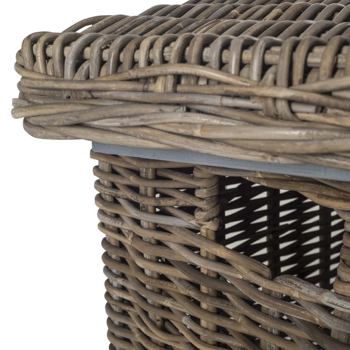 Mikasi Wicker Trunk | Safavieh - SEA7018 - Grey