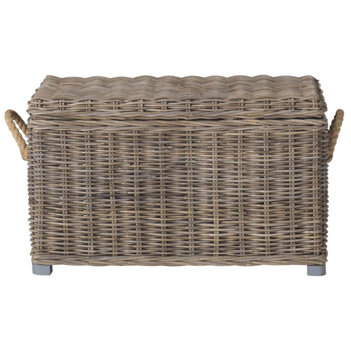 Safavieh Salim Wicker Trunk - Grey