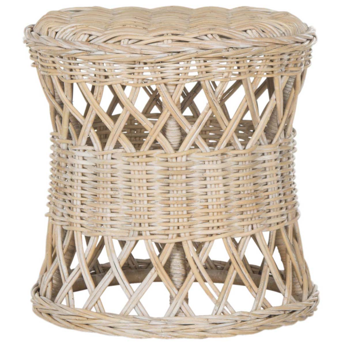 Safavieh Desta Wicker Round Table - Natural