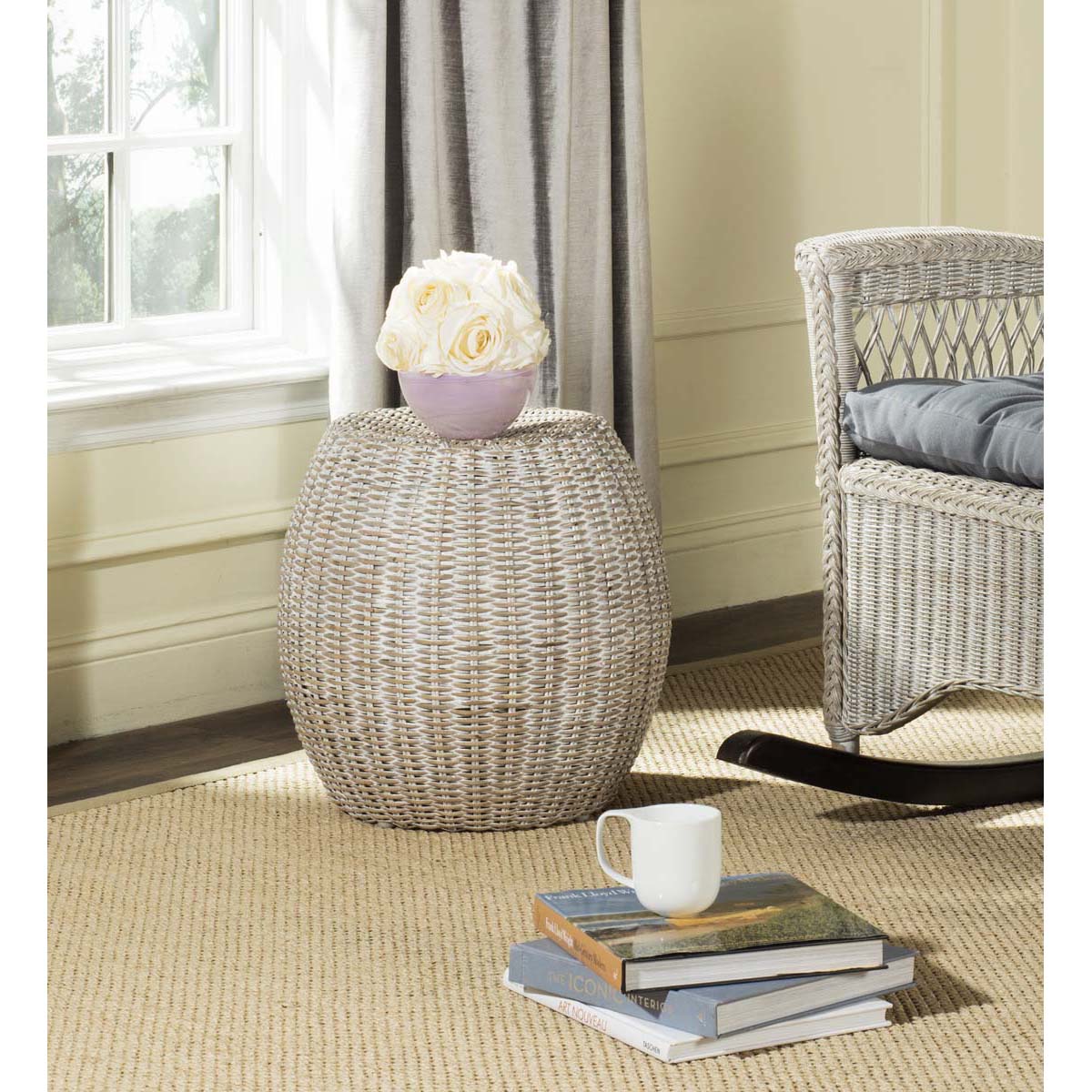 Safavieh Remi End Table - Antique / Grey