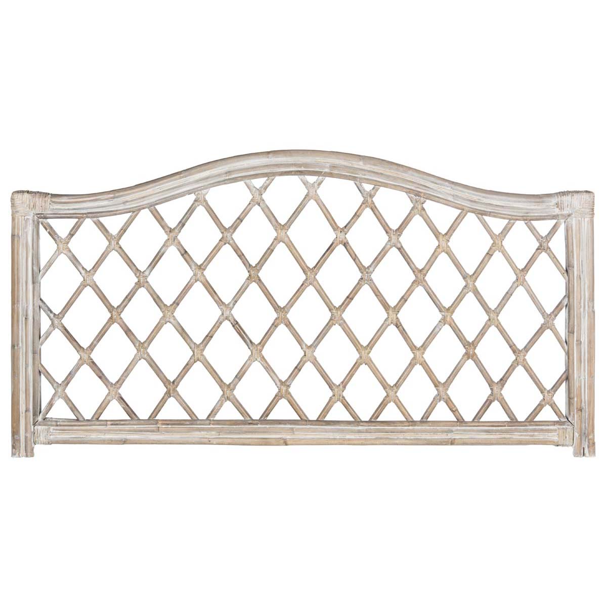 Safavieh Gabrielle Antique Grey Wicker Headboard - Antique Grey