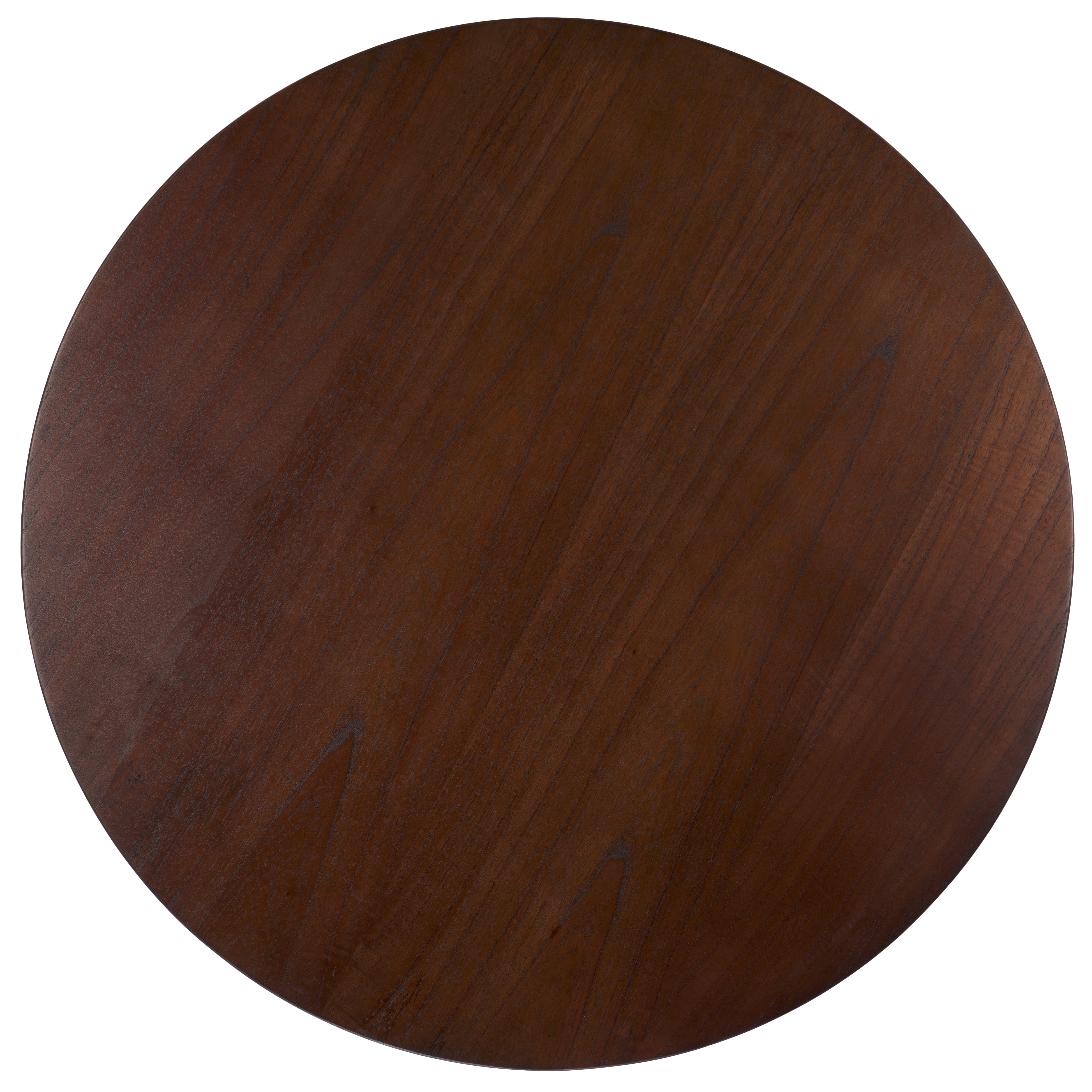 Barnard Round Wood Coffee Table, SFV1703 | Safavieh Couture - Walnut