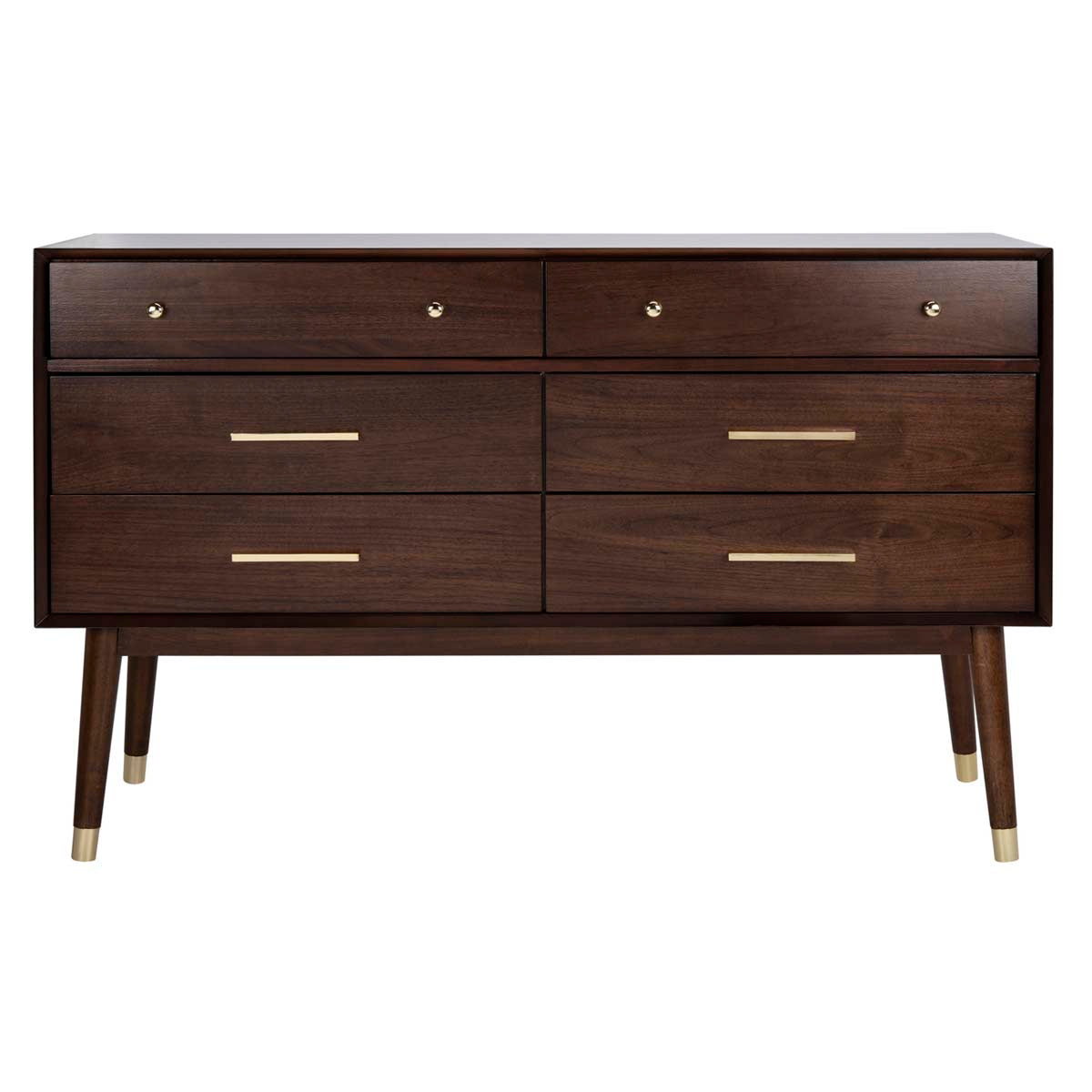 Madden Retro Dresser | Safavieh Couture - Walnut