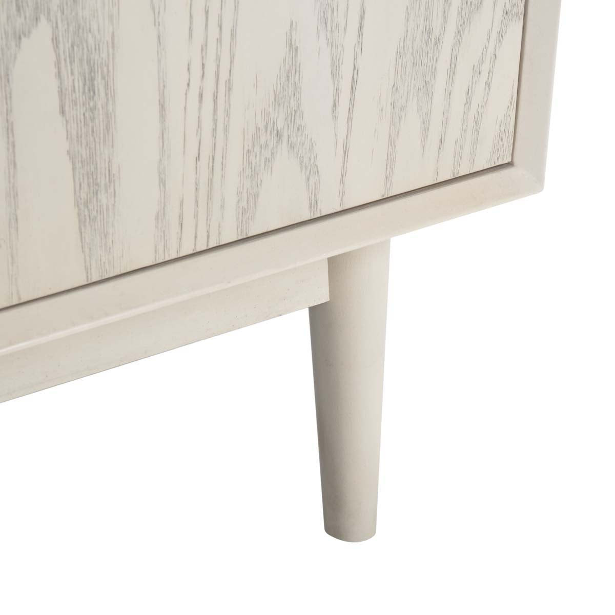 Elissa Mid-Century Small Media Stand | Safavieh Couture - SFV2116 - White Washed