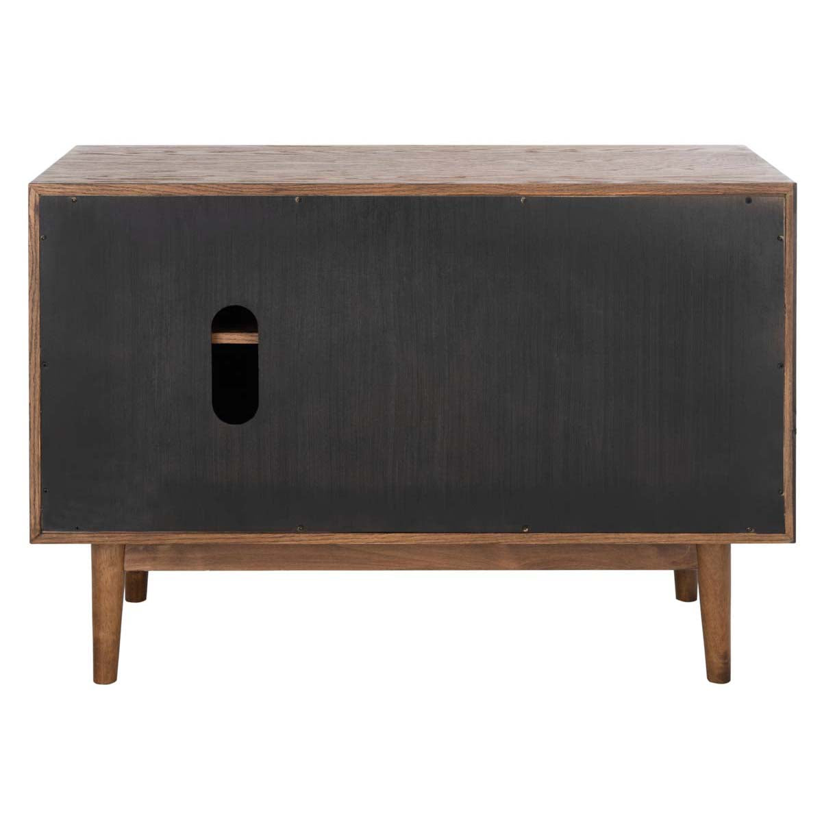 Elissa Mid-Century Small Media Stand | Safavieh Couture - SFV2116 - Medium Oak