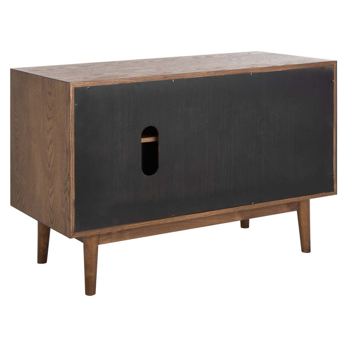 Elissa Mid-Century Small Media Stand | Safavieh Couture - SFV2116 - Medium Oak