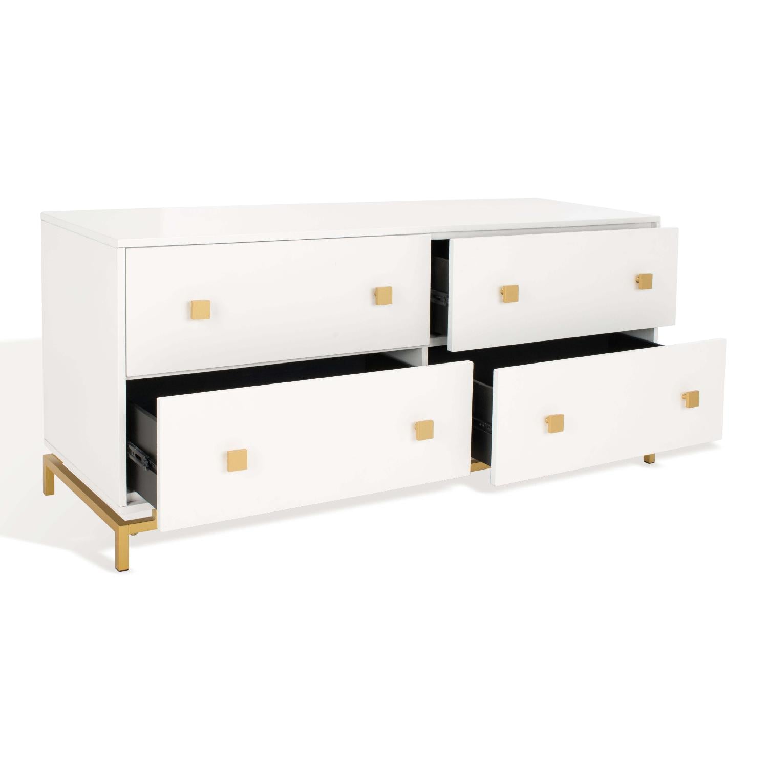 Claudette 4 Drawer Dresser | Safavieh Couture - White