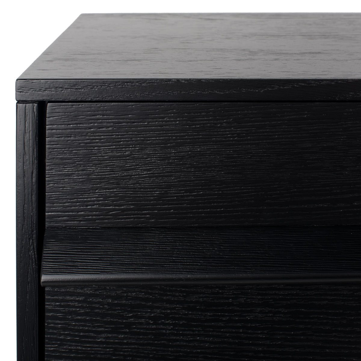 Deirdra 3 Drawer Wood Chest | Safavieh Couture - SFV2138 - Black