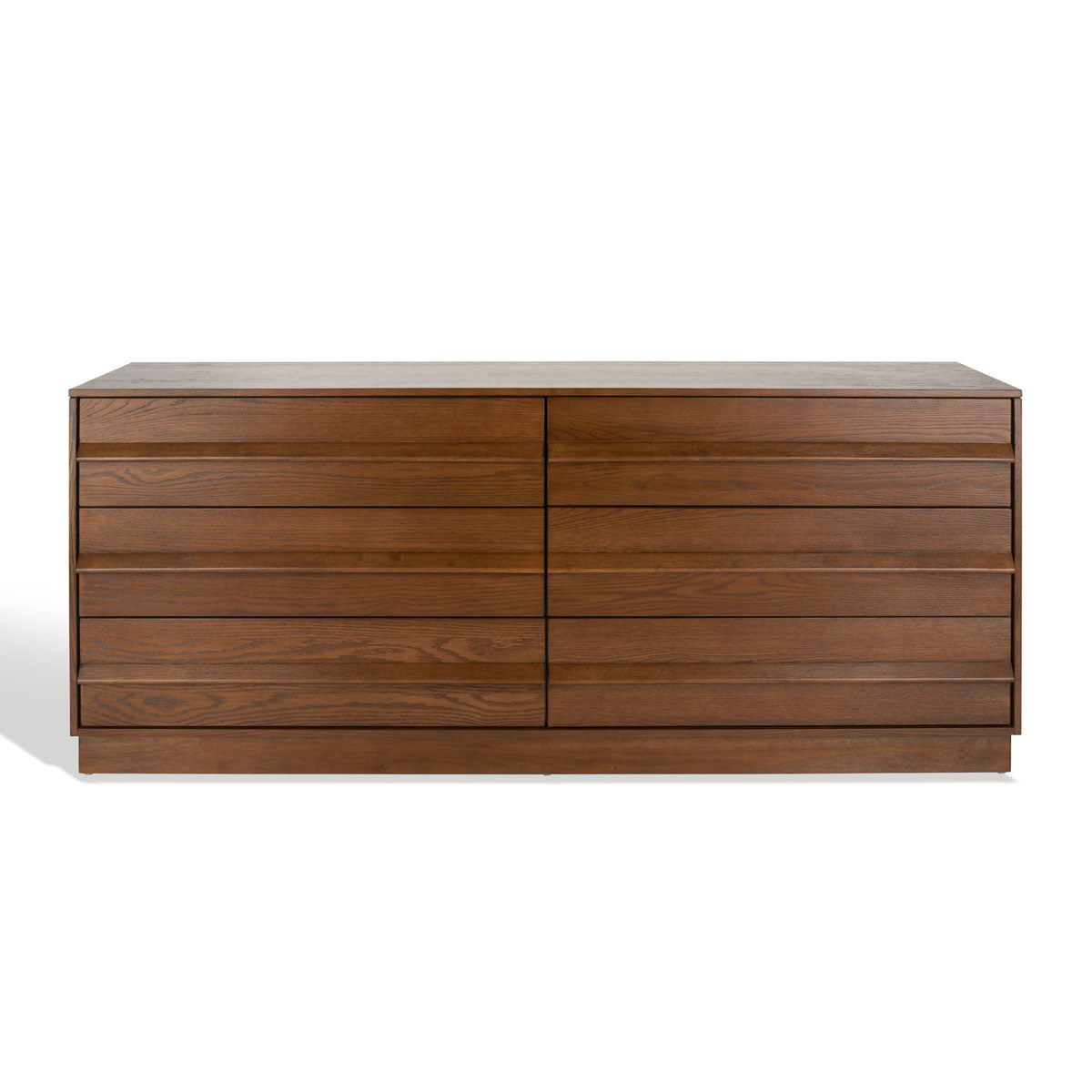 Deirdra 6 Drawer Wood Dresser | Safavieh Couture - SFV2139 - Medium Oak