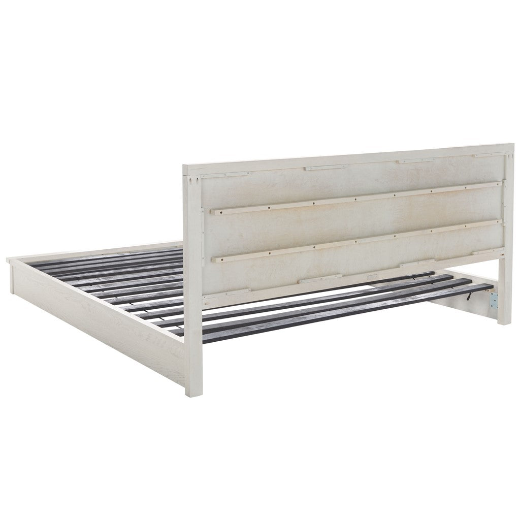 Deirdra Wood Bed | Safavieh Couture - SFV2140 - White Washed