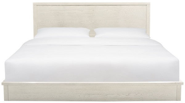 Deirdra Wood Bed | Safavieh Couture - SFV2140 - White Washed