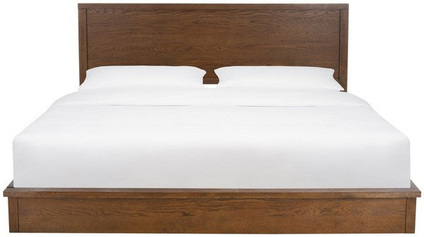 Deirdra Wood Bed | Safavieh Couture - SFV2140 - Medium Oak