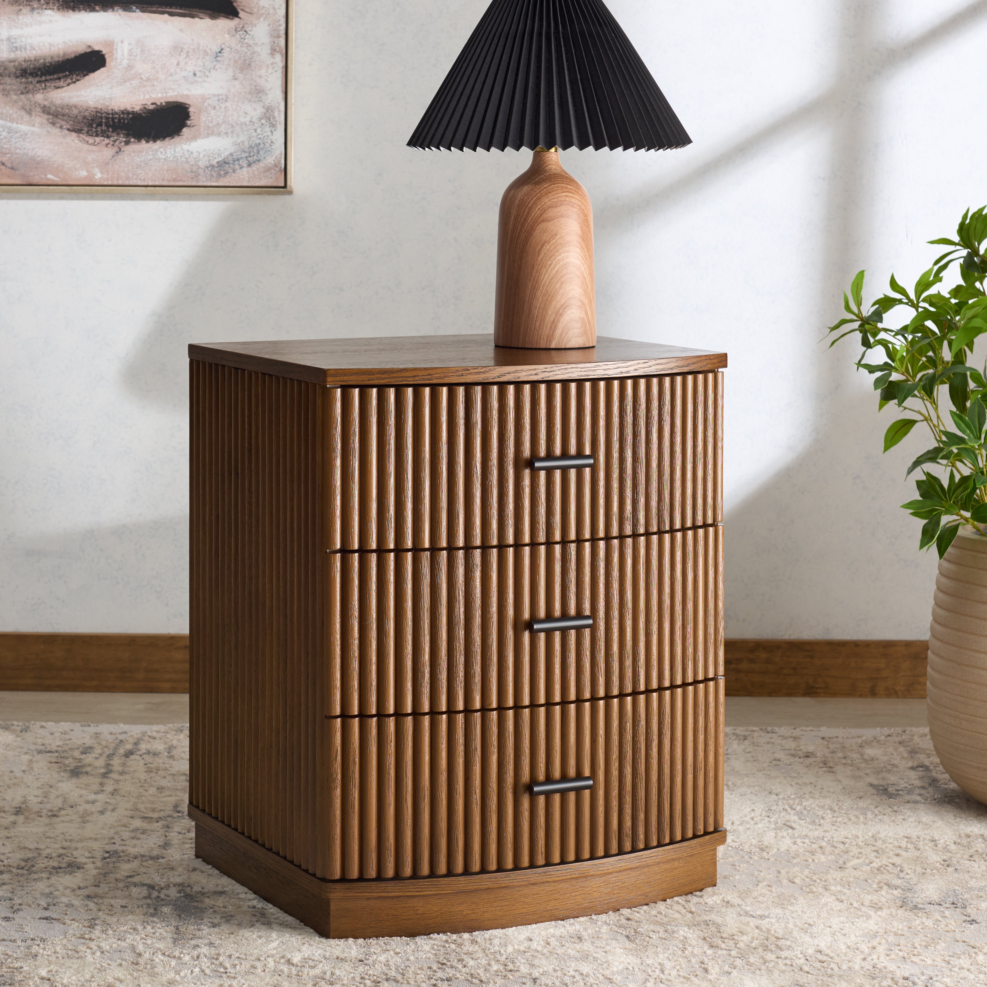 Medium Oak / Black