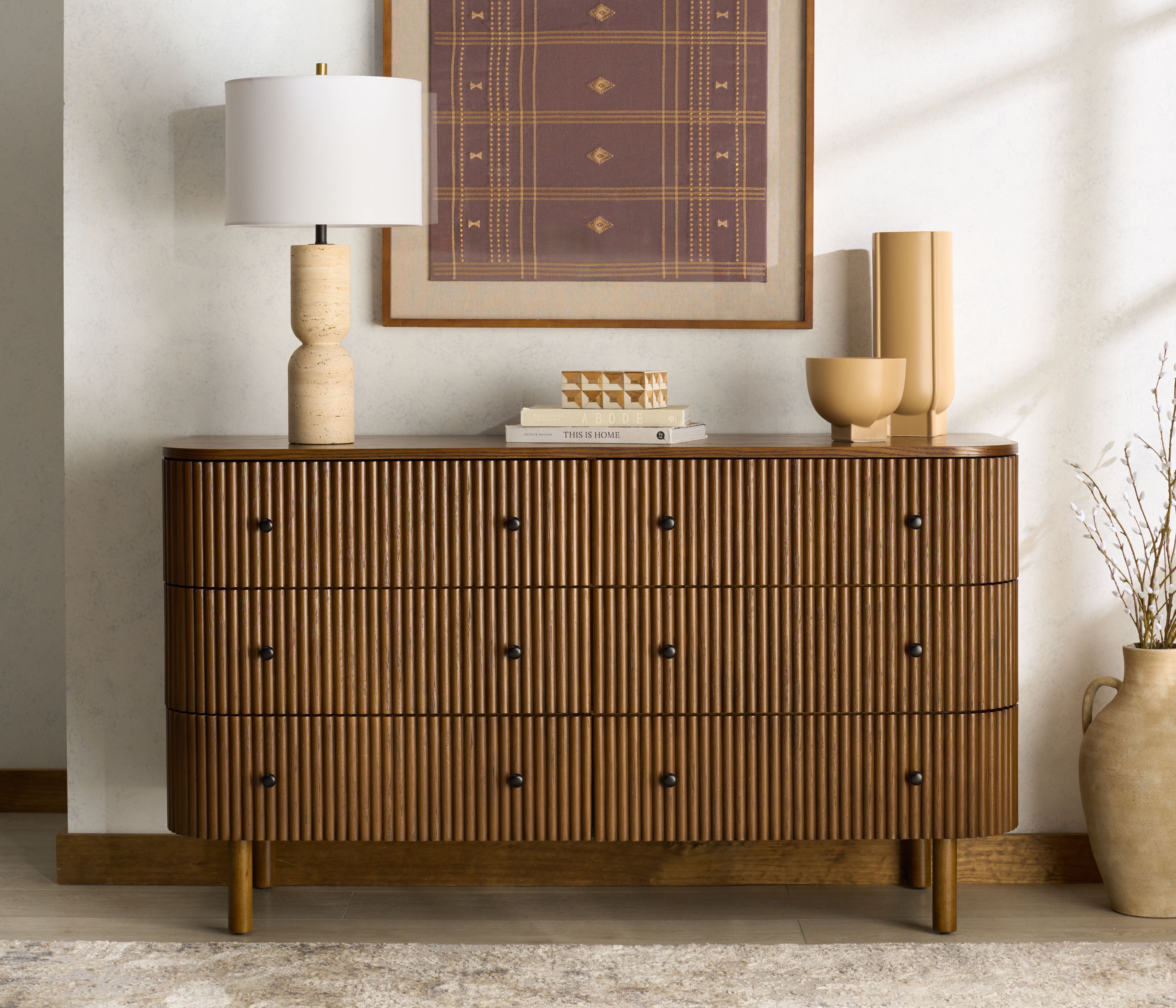 Medium Oak / Black