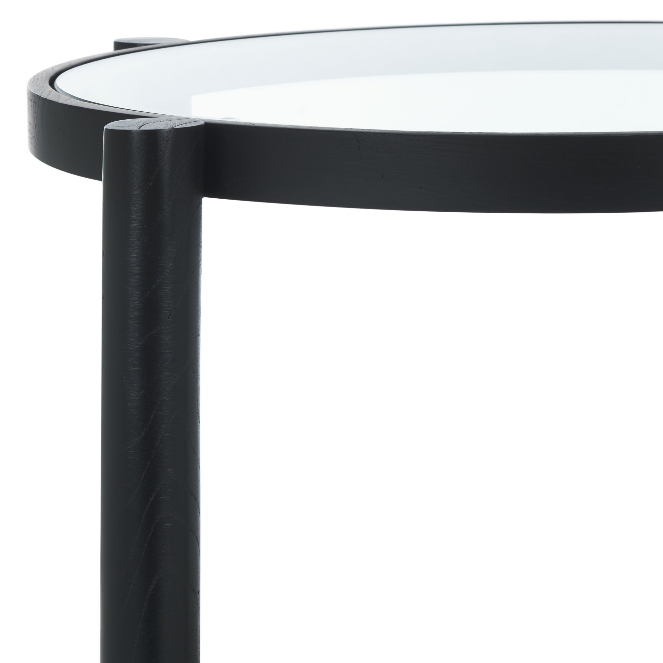 Safavieh Couture Karyna Rattan & Glass Accent Table, SFV2301