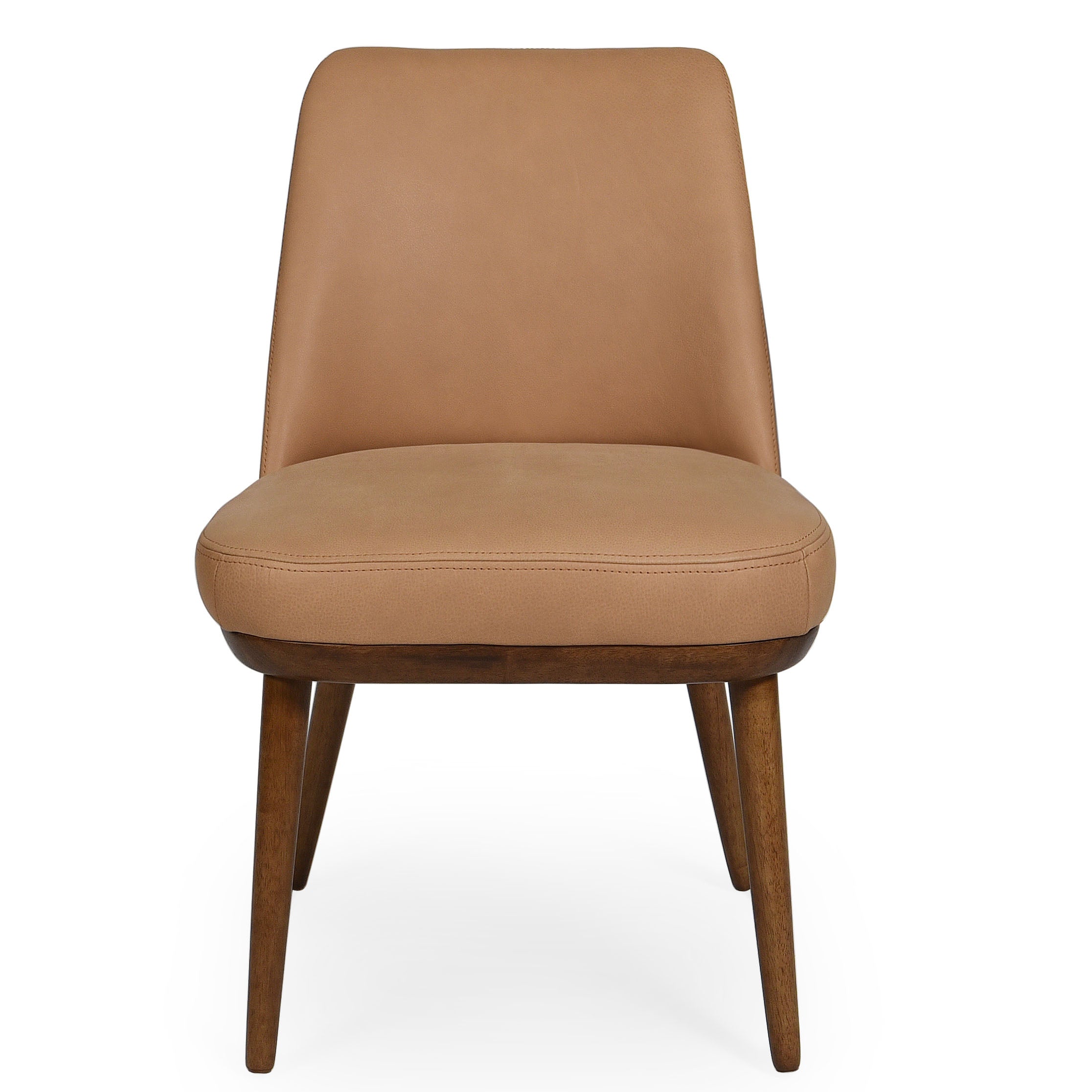 Safavieh Couture Normandy Leather Dining Chair (Set of 2), SFV2400