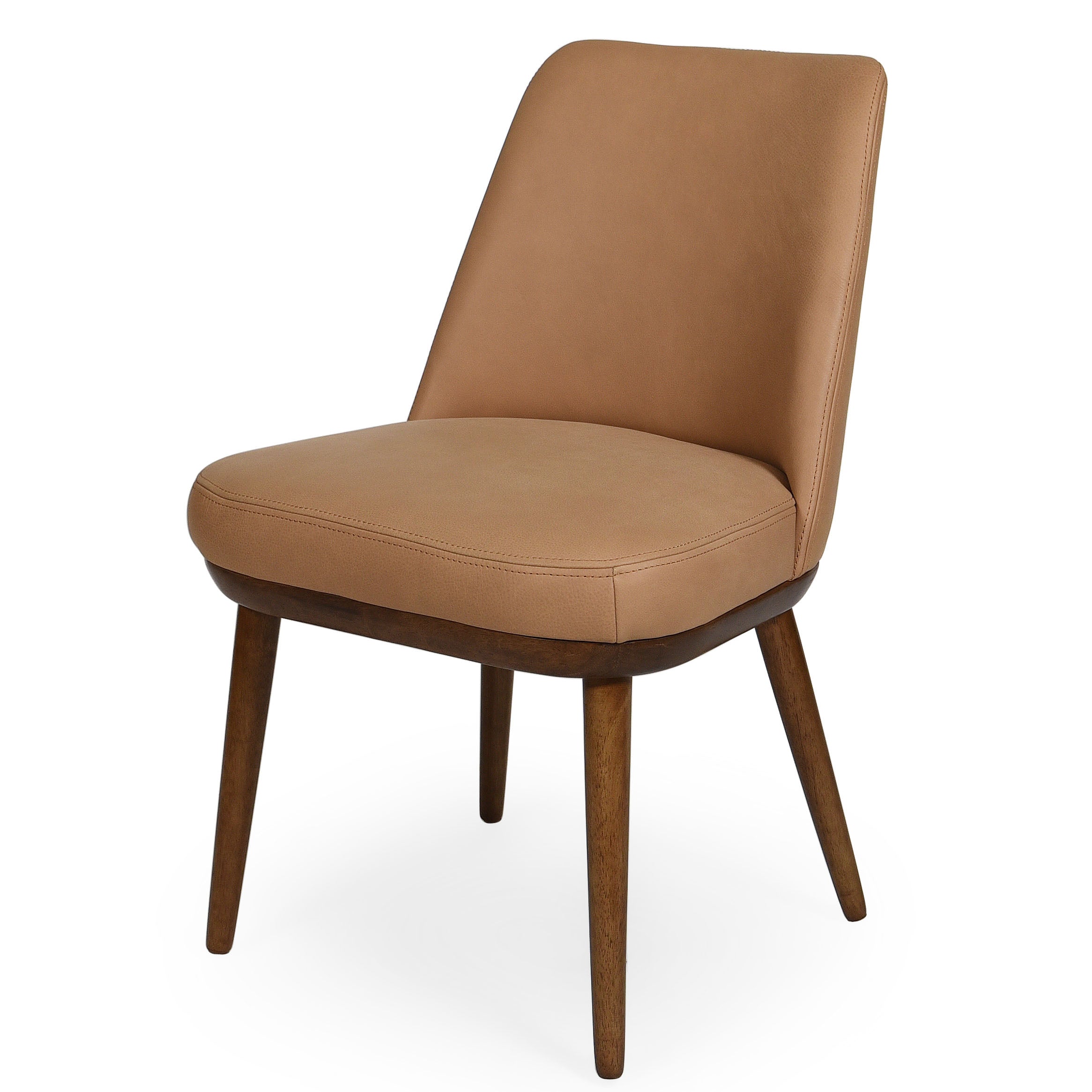 Safavieh Couture Normandy Leather Dining Chair (Set of 2), SFV2400