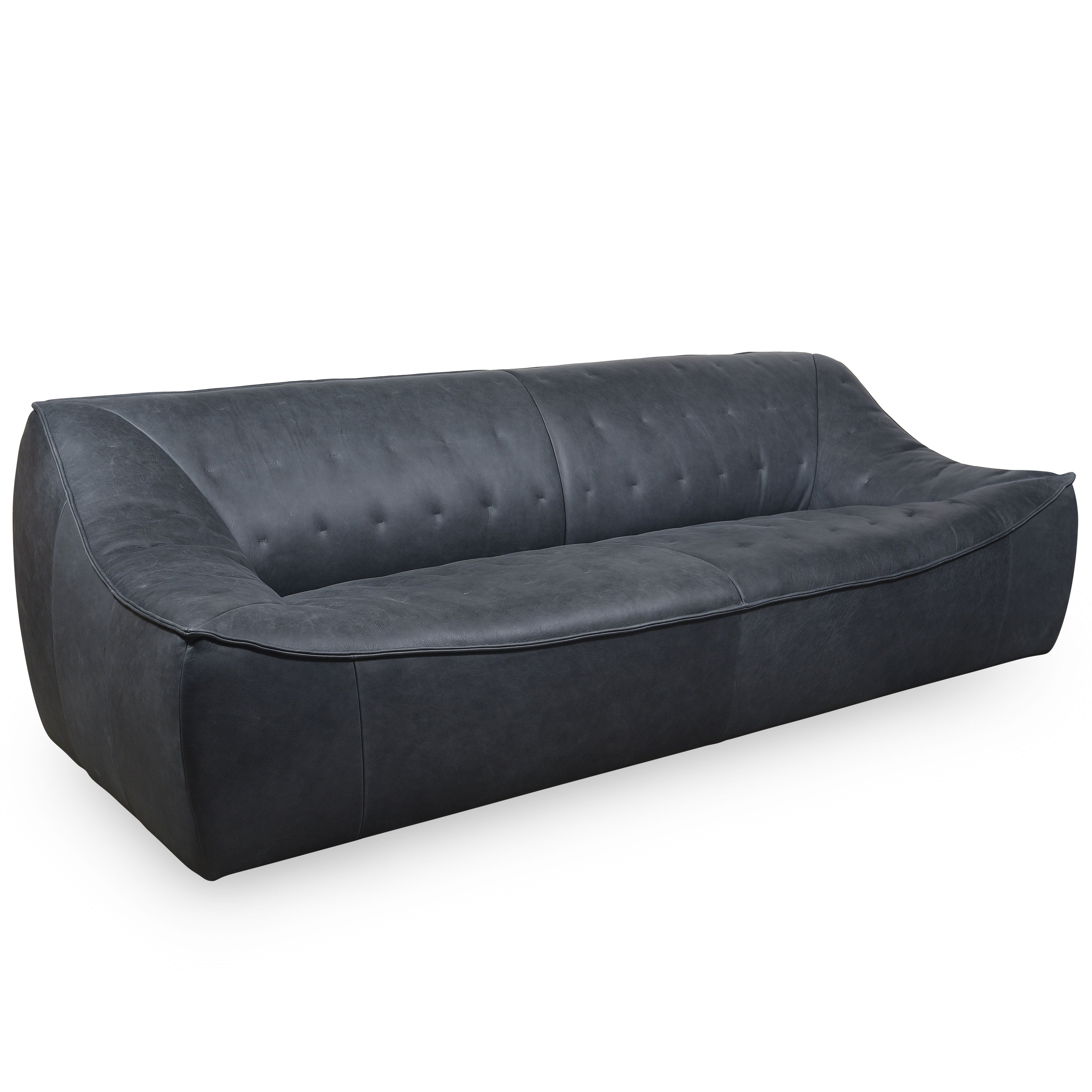 Safavieh Couture Agitha Leather Sofa, SFV2405
