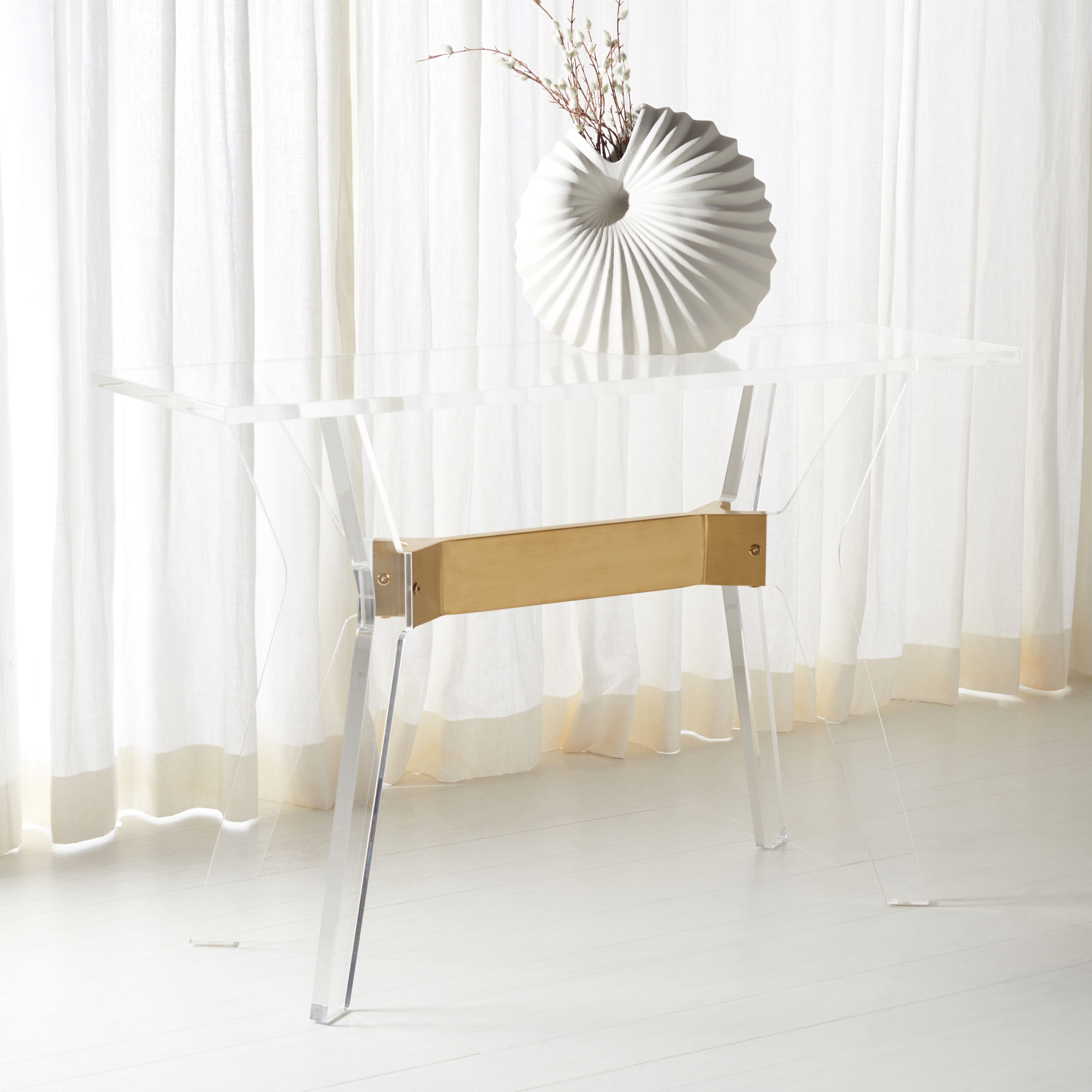 Safavieh Couture Werner Acrylic Console Table, SFV2559