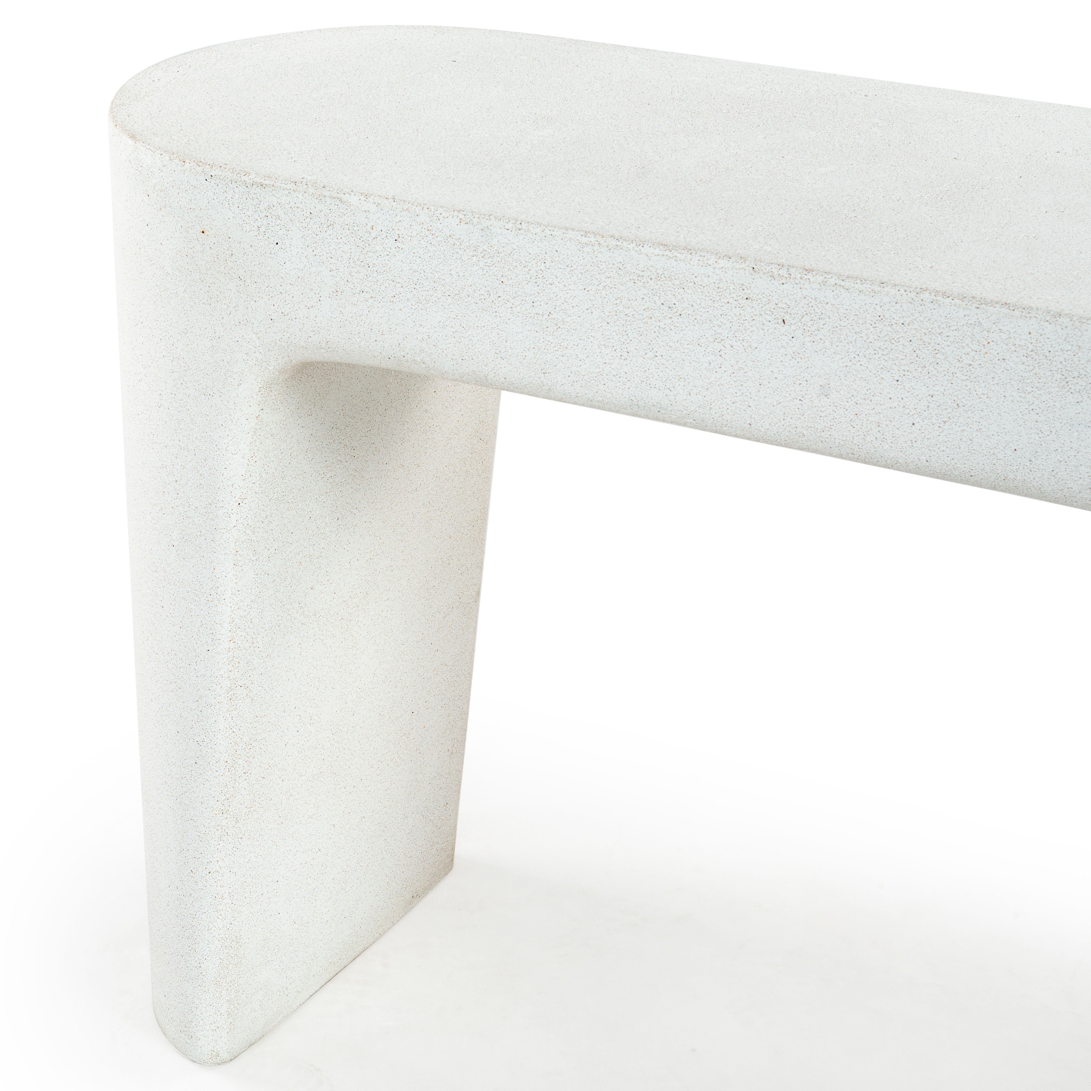 Safavieh Couture Tolbert Concrete Console Table, SFV2612