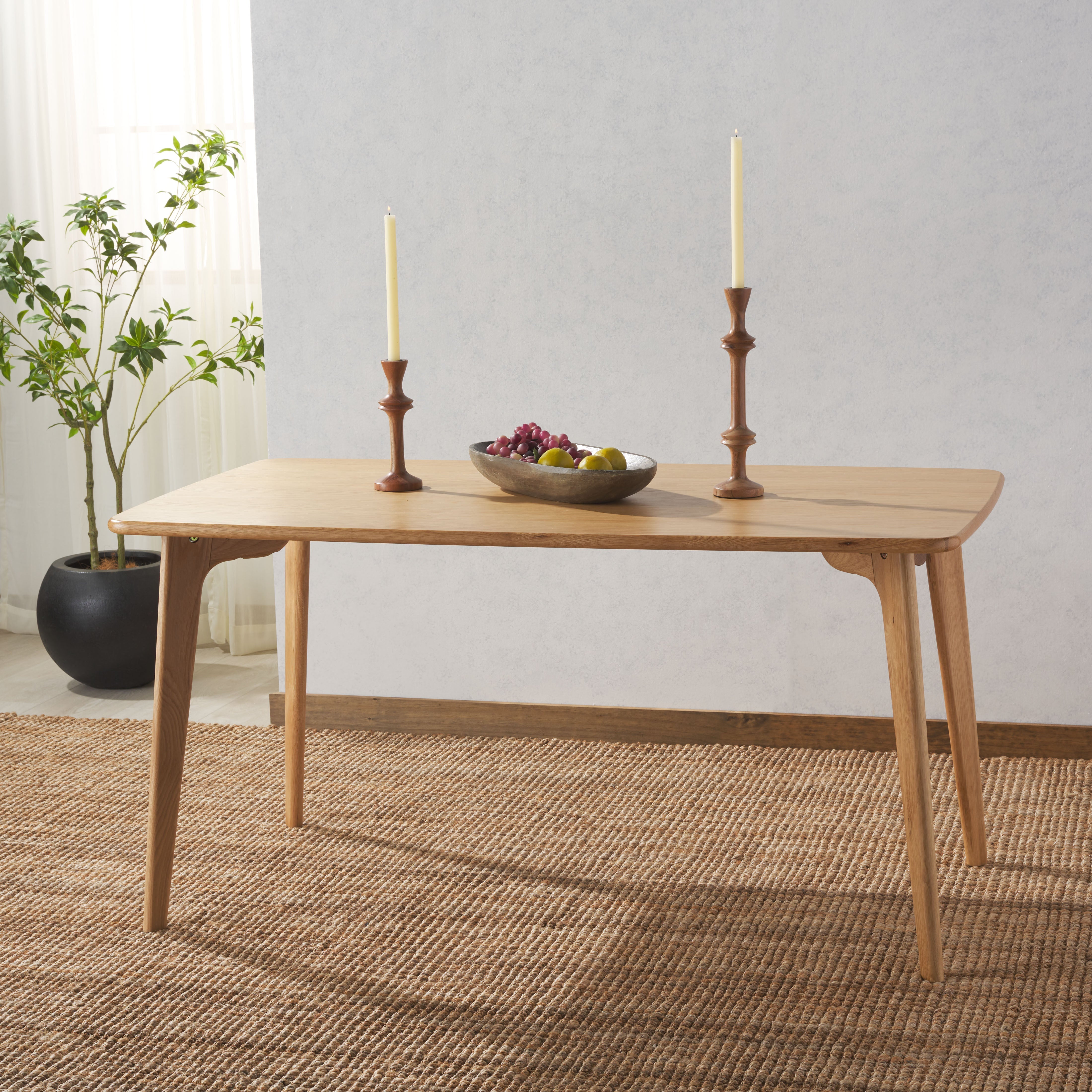 Safavieh Couture Calverton Wood Dining Table, SFV4201 - Natural