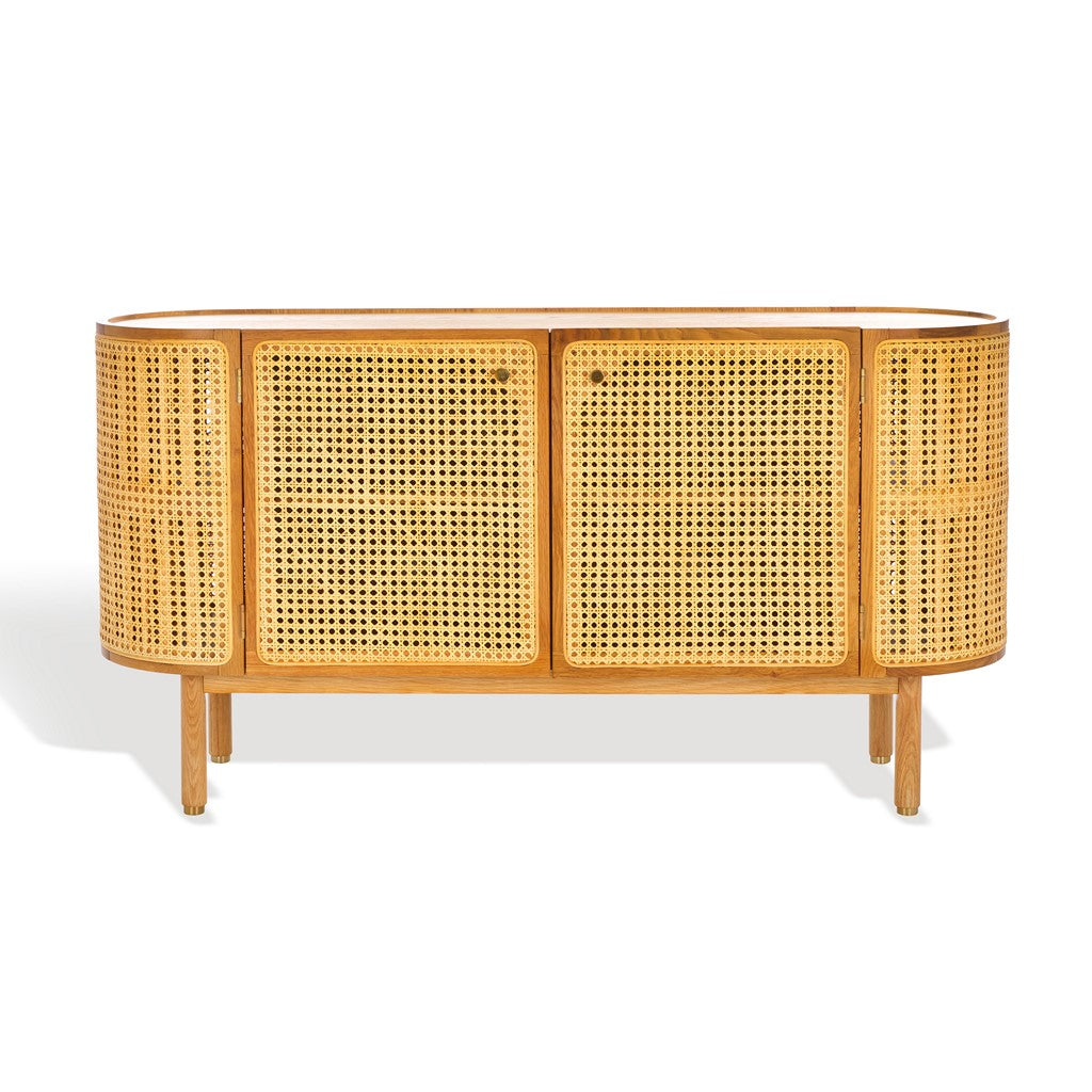 Safavieh Couture Dolly Cane And Wood Sideboard, SFV4204 - Natural